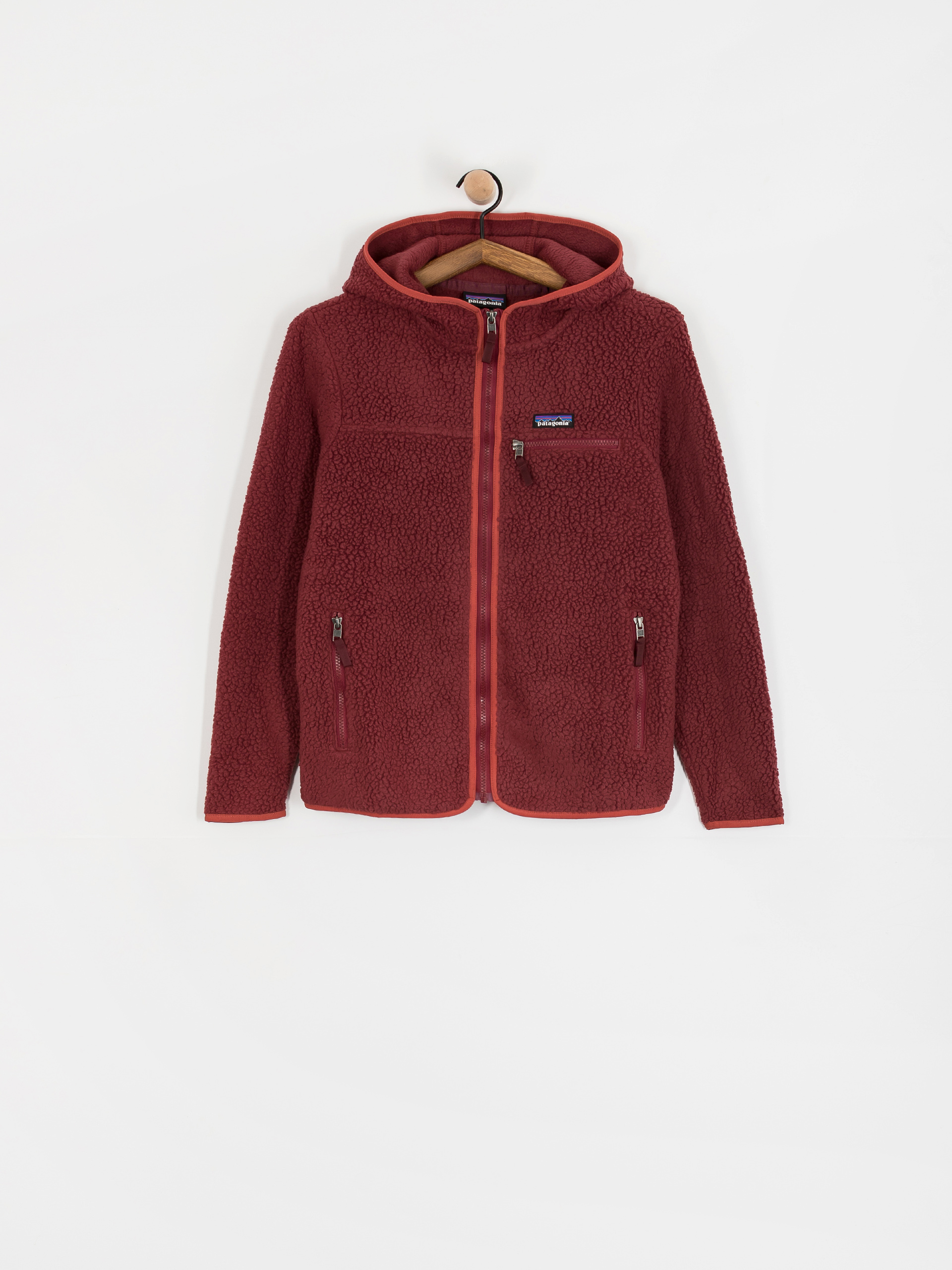 Pentru femei Hanorac din fleece Patagonia Retro Pile HD (sequoia red)
