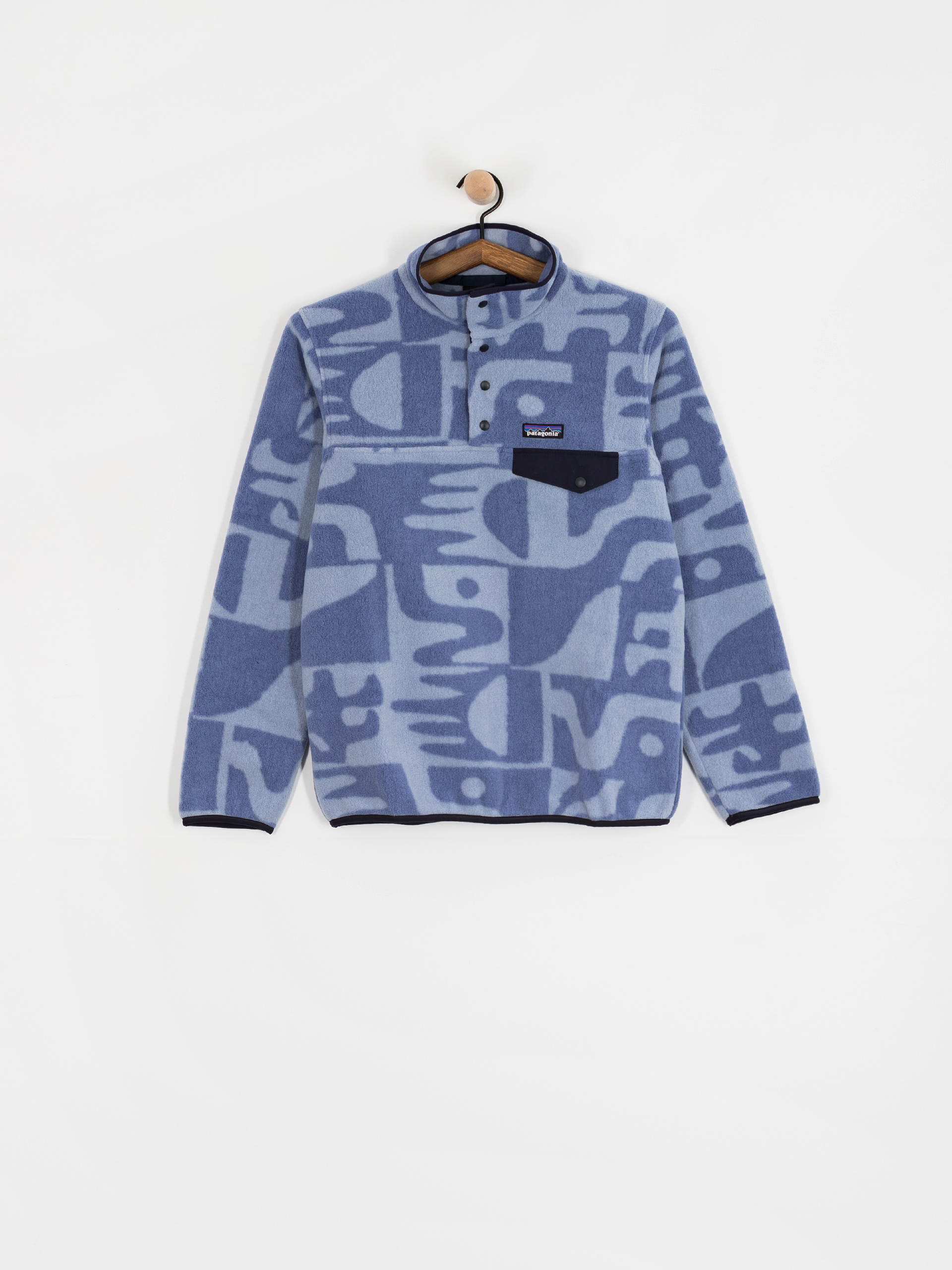 Pentru femei Hanorac din fleece Patagonia LW Synch Snap T (mother tree barnacle blue)