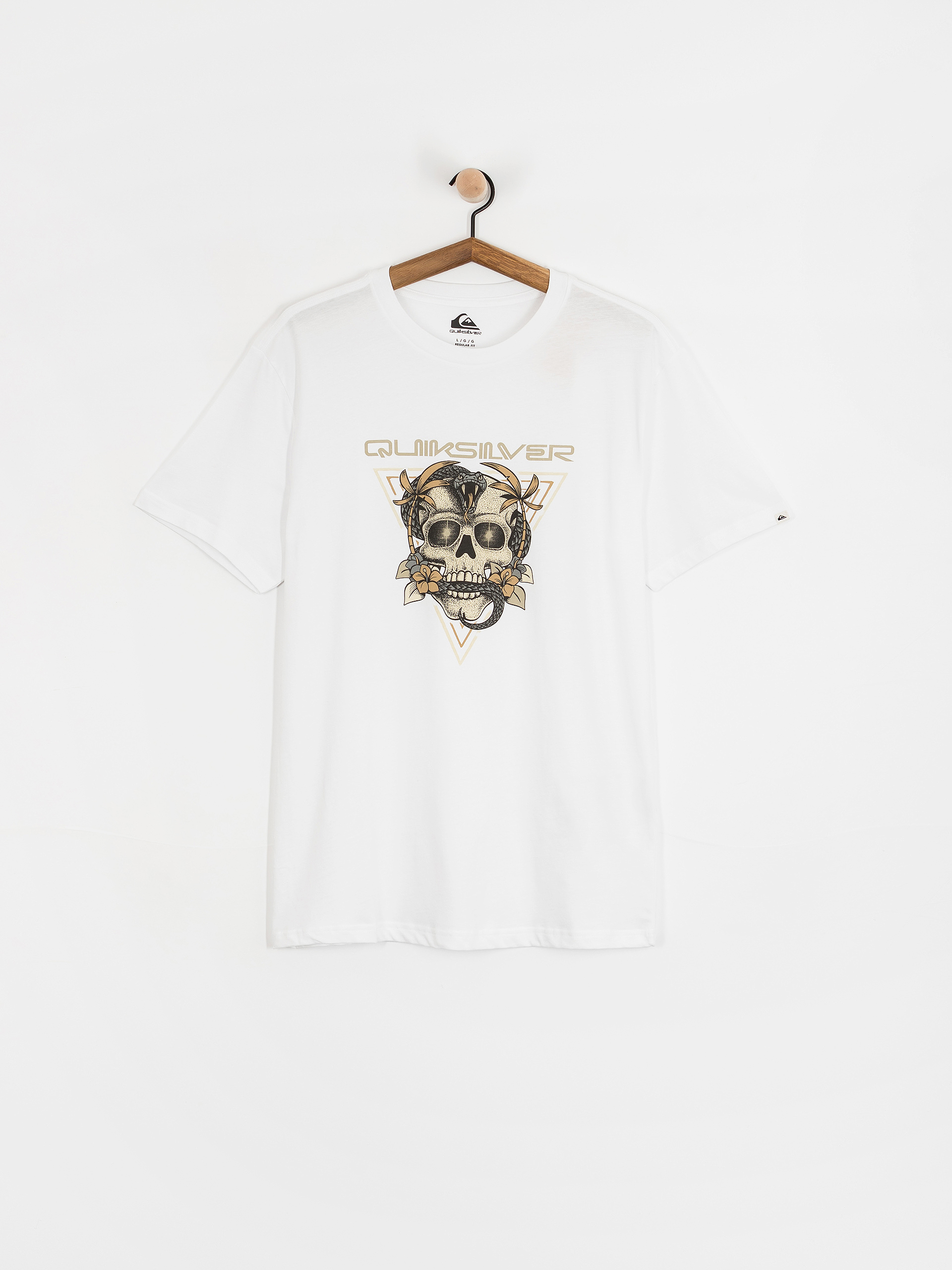Tricou Quiksilver Core Skull (white)