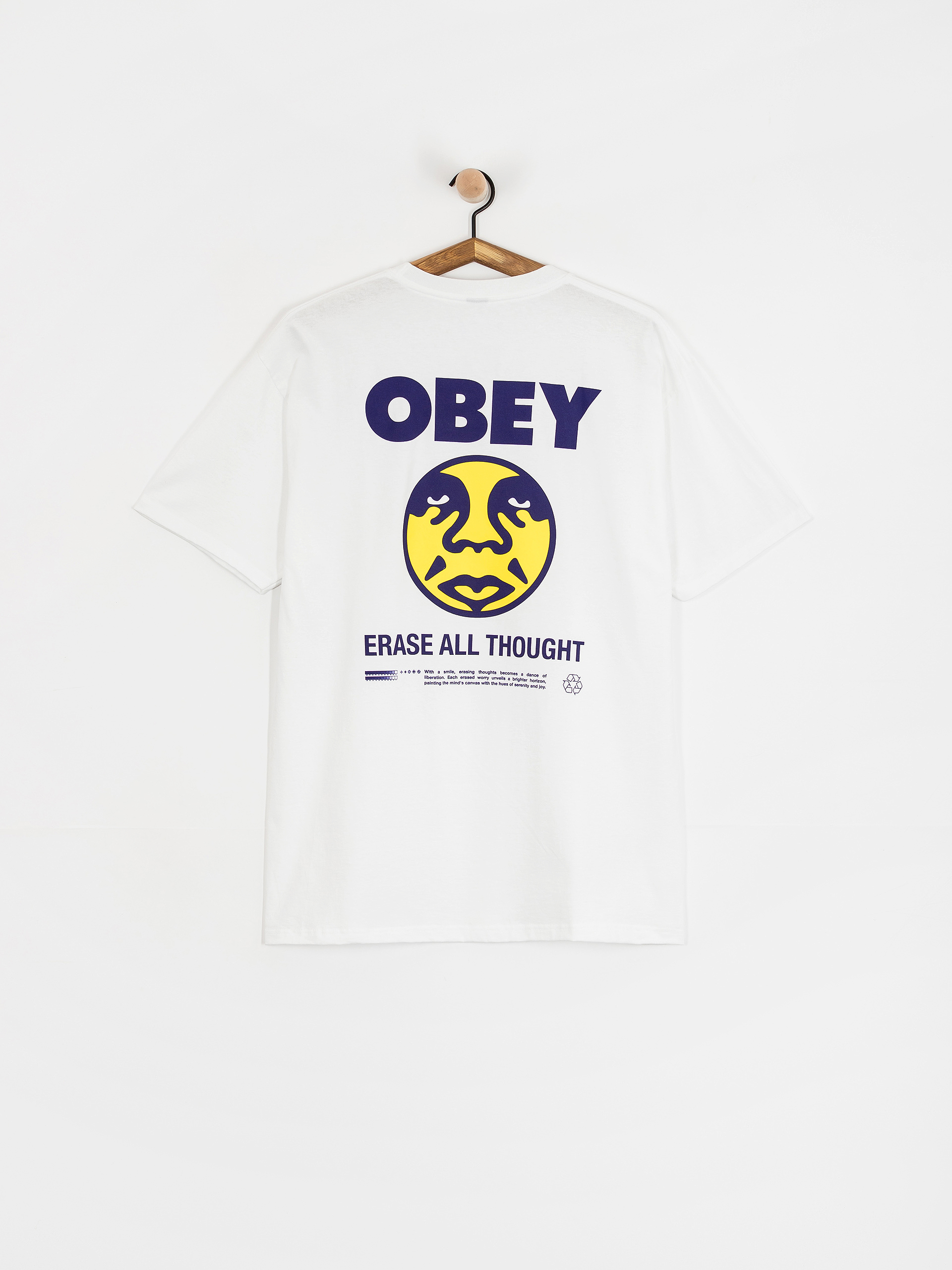 Tricou OBEY Obey Erase All Thought (white)