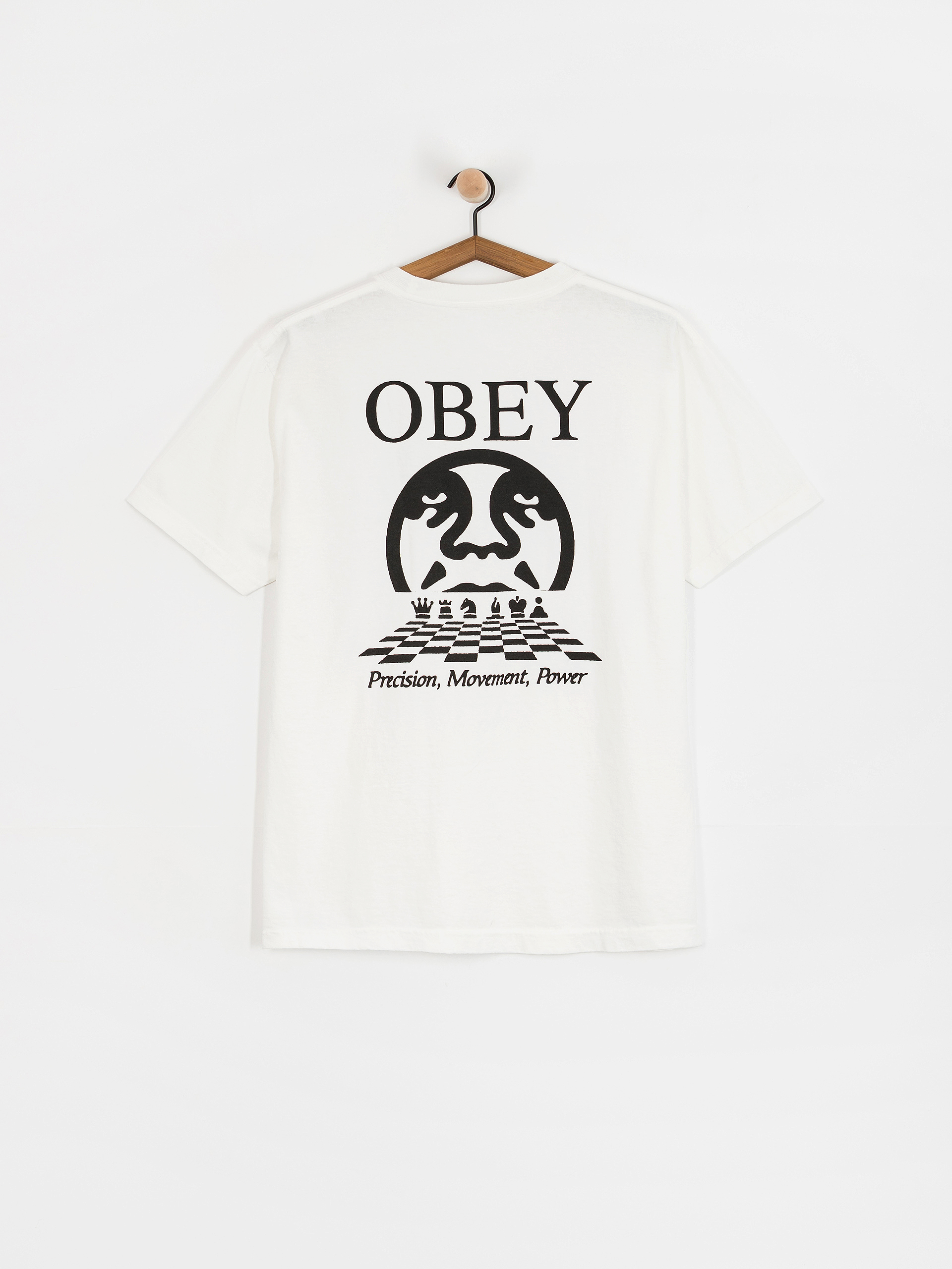 Tricou OBEY Obey Precision (pigment vintage white)