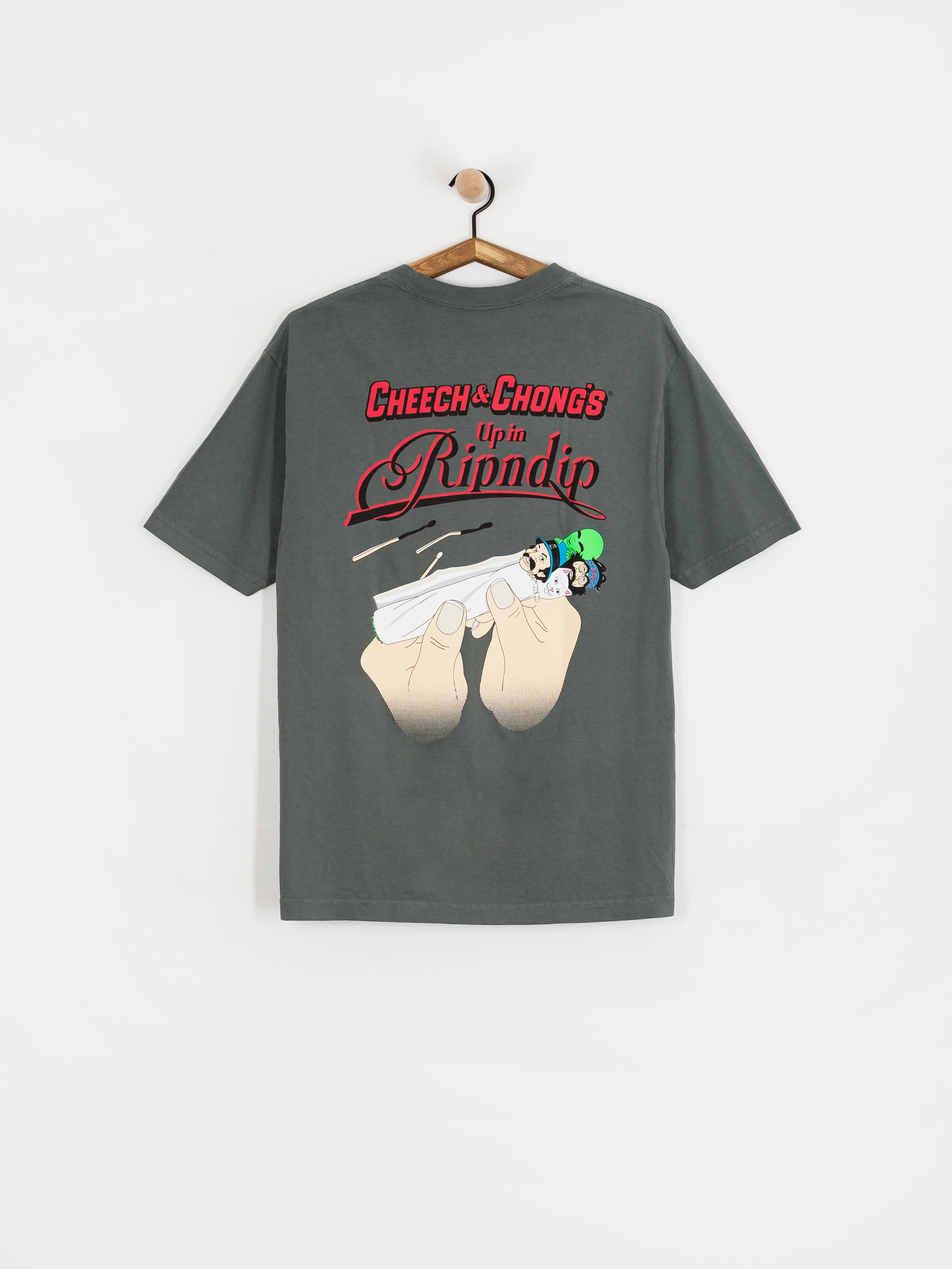 Tricou RipNDip Roll Me Up (charcoal)