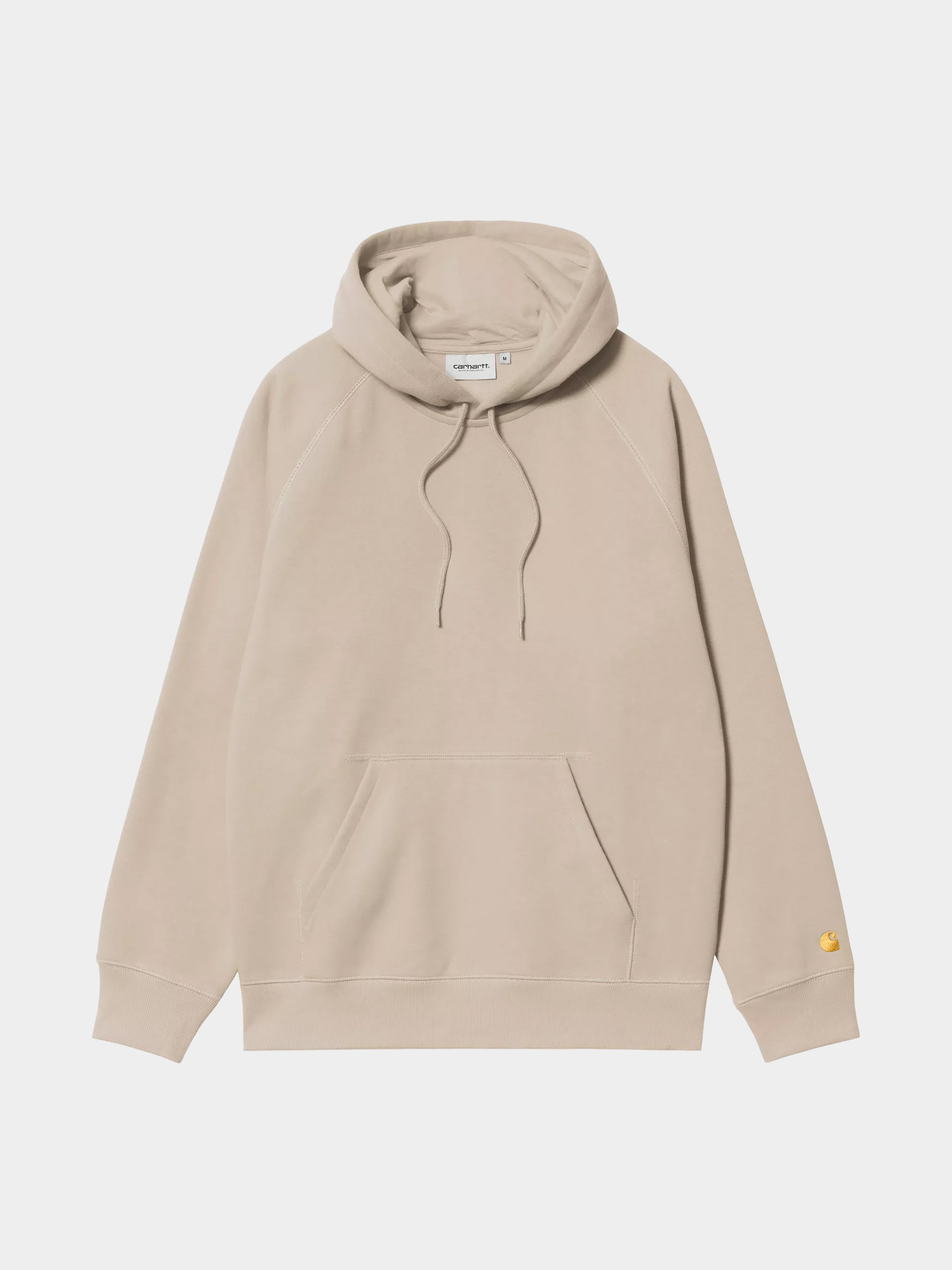 Hanorac cu glugă Carhartt WIP Chase HD (fleur de sel/gold)