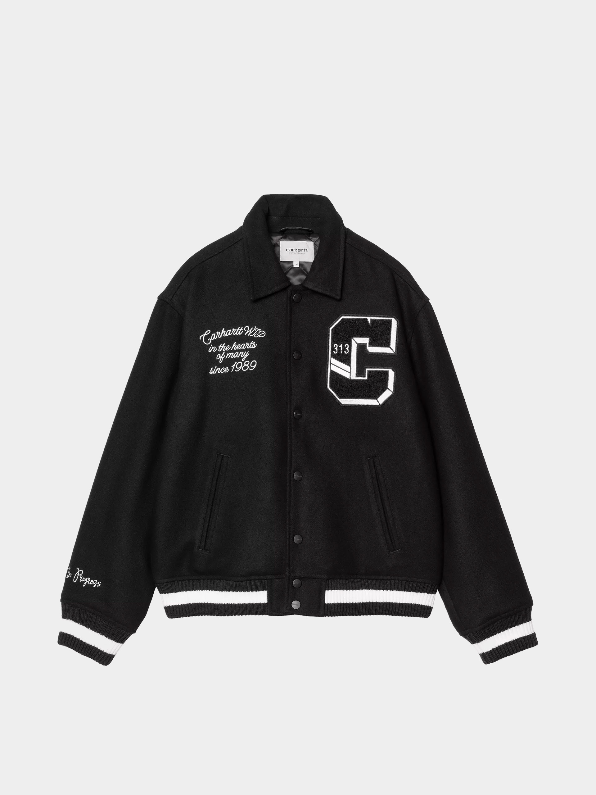Geacă Carhartt WIP World Class Varsity (black)