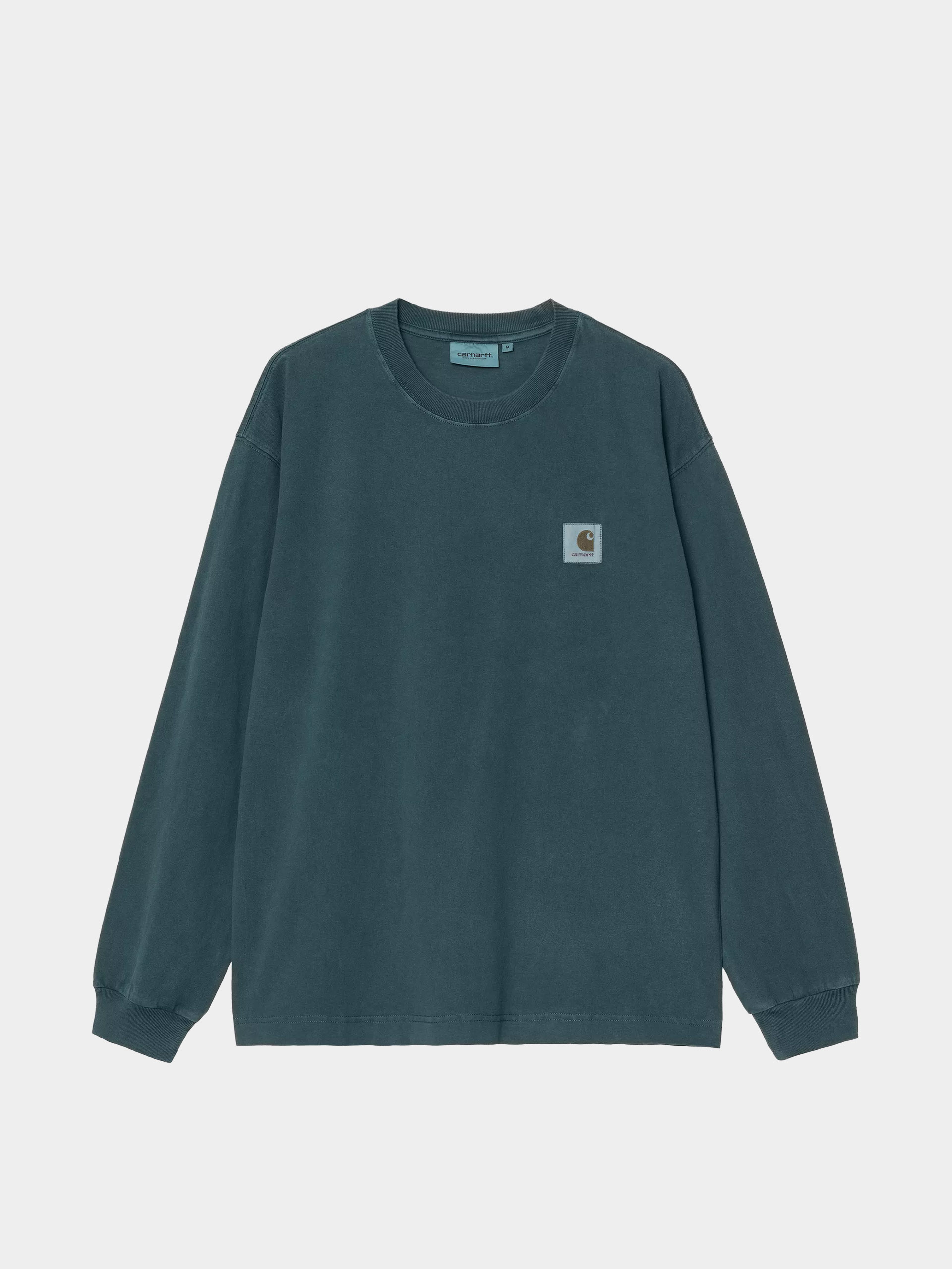 Longsleeve Carhartt WIP Vista (deep lagoon/garment dyed)