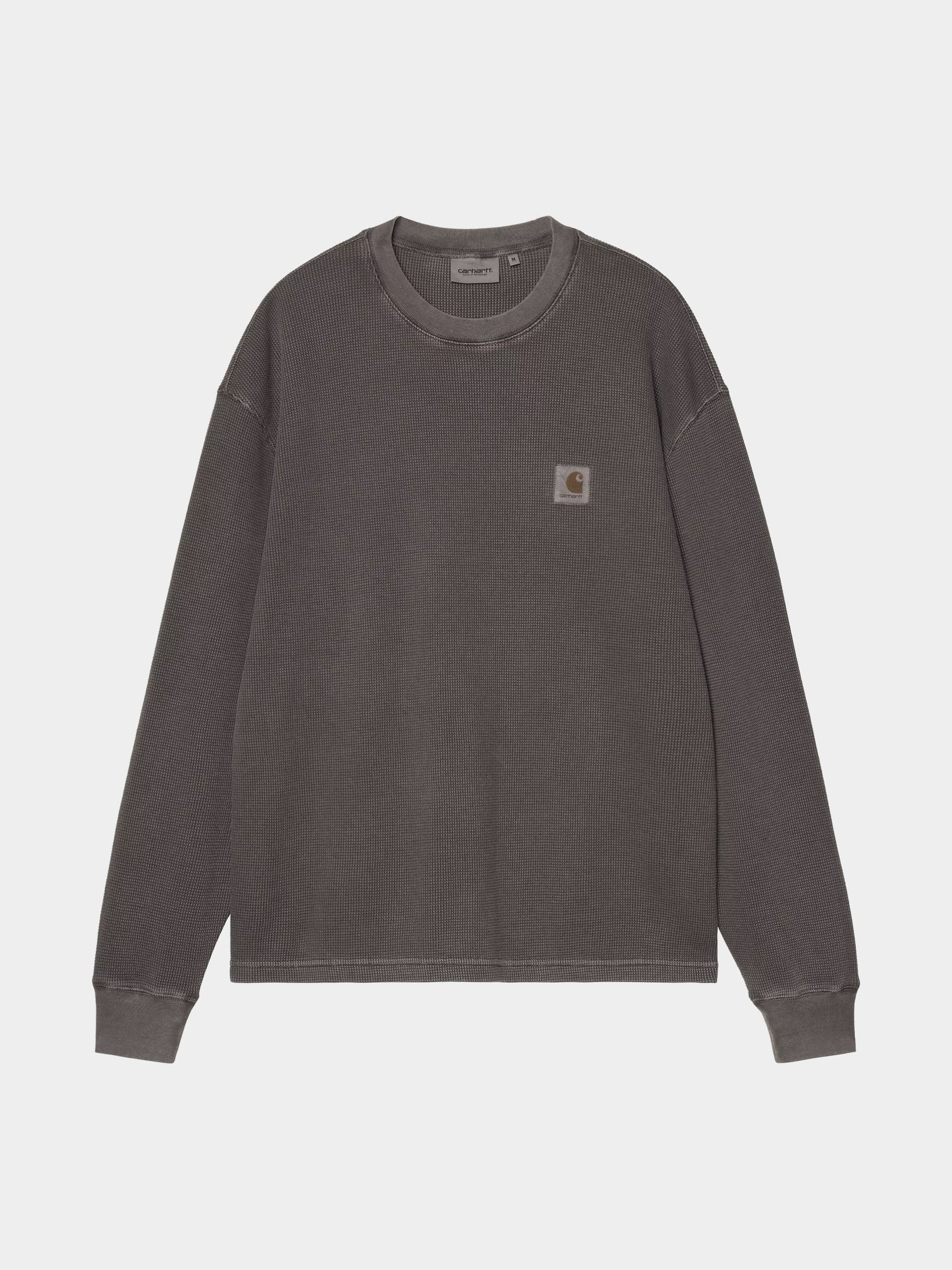Longsleeve Carhartt WIP Vista Waffle (black/garment dyed)