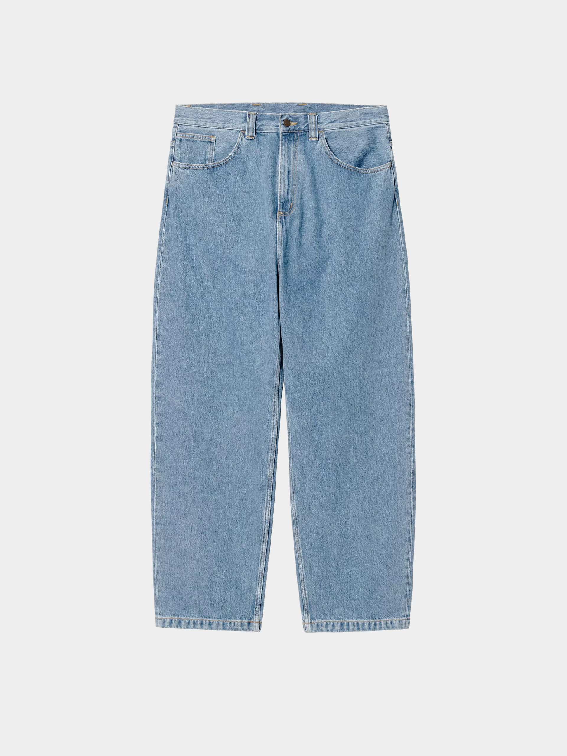 Pantaloni Carhartt WIP Brandon - albastru (blue/stone bleached)
