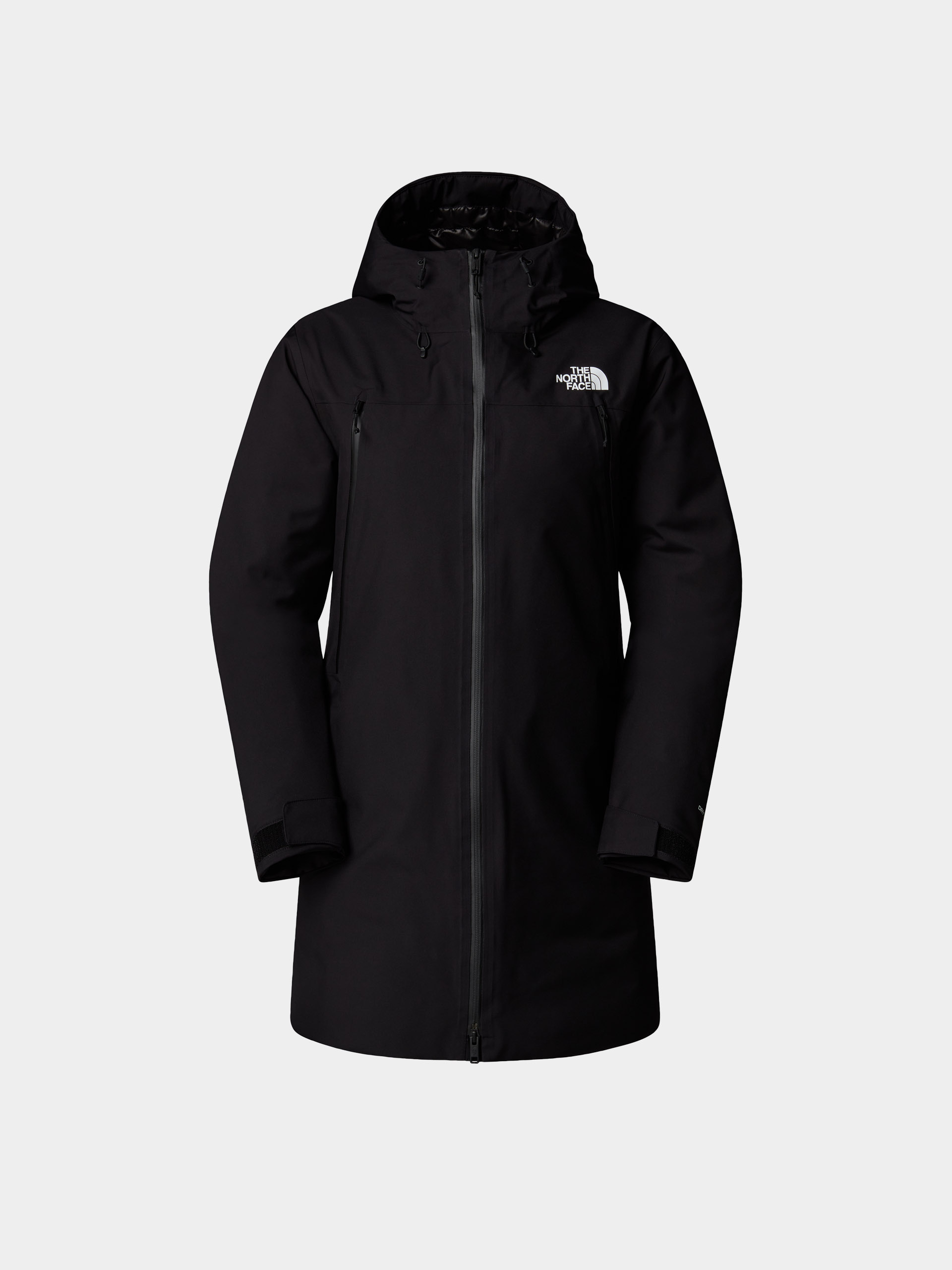 Geacă The North Face Range Down Hooded - negru (tnf black)
