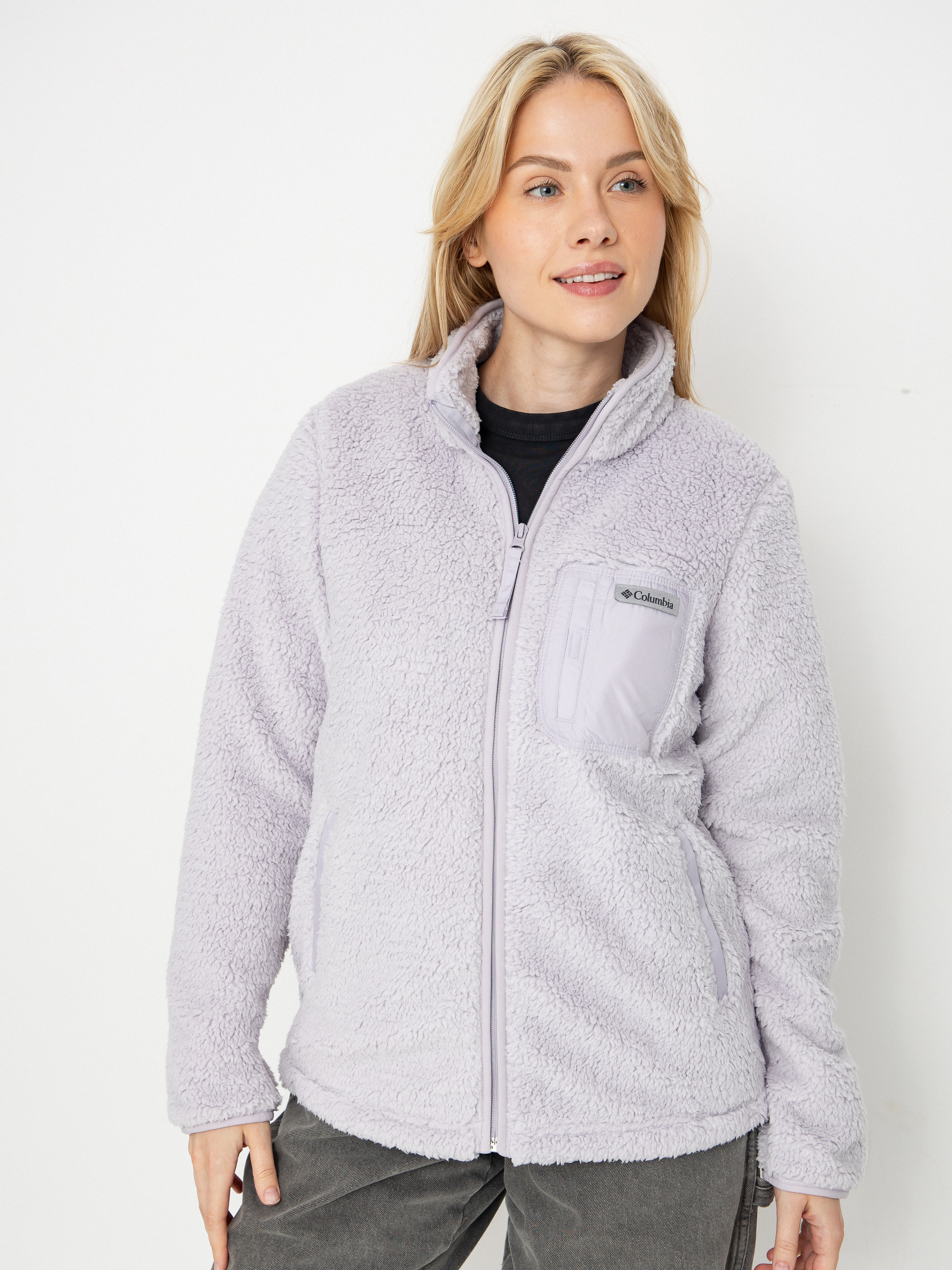 Hanorac din fleece Columbia West Bend Full Zip II Wmn (lavender pearl)