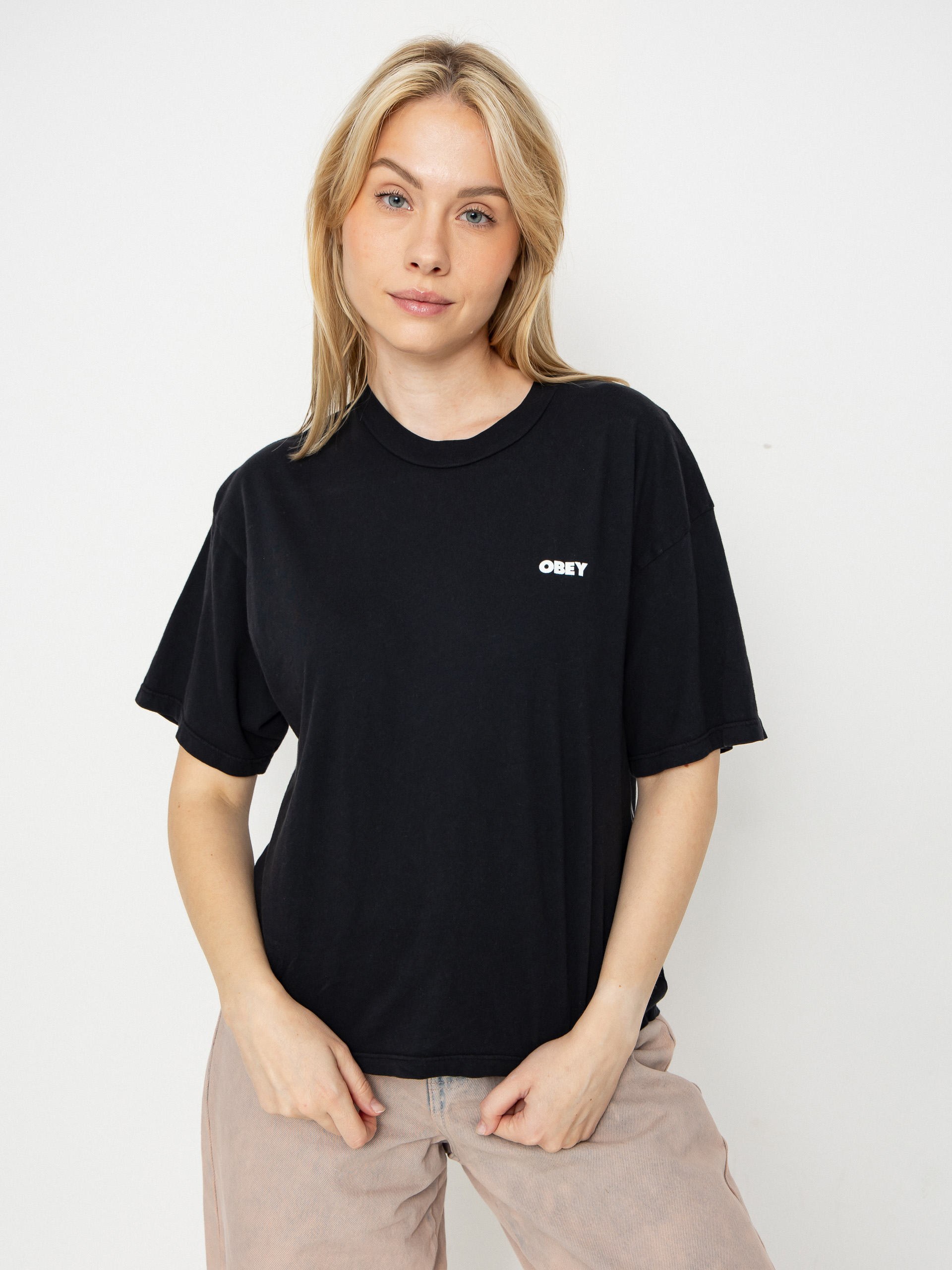 Tricou OBEY Obey Art Studio Flowers Wmn (digital black)