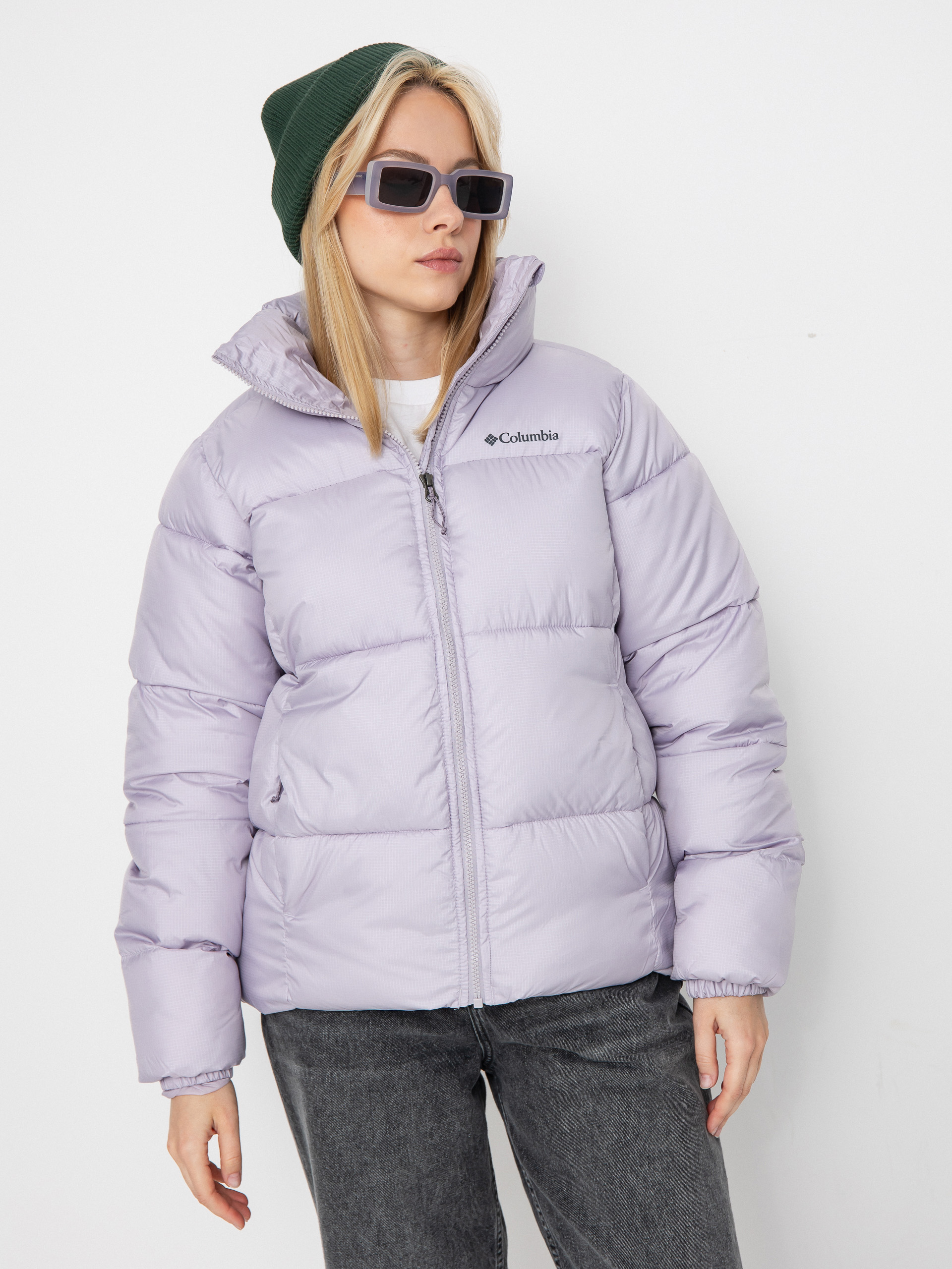 Geacu0103 Columbia Puffect II Full Zip Wmn (lavender pearl)