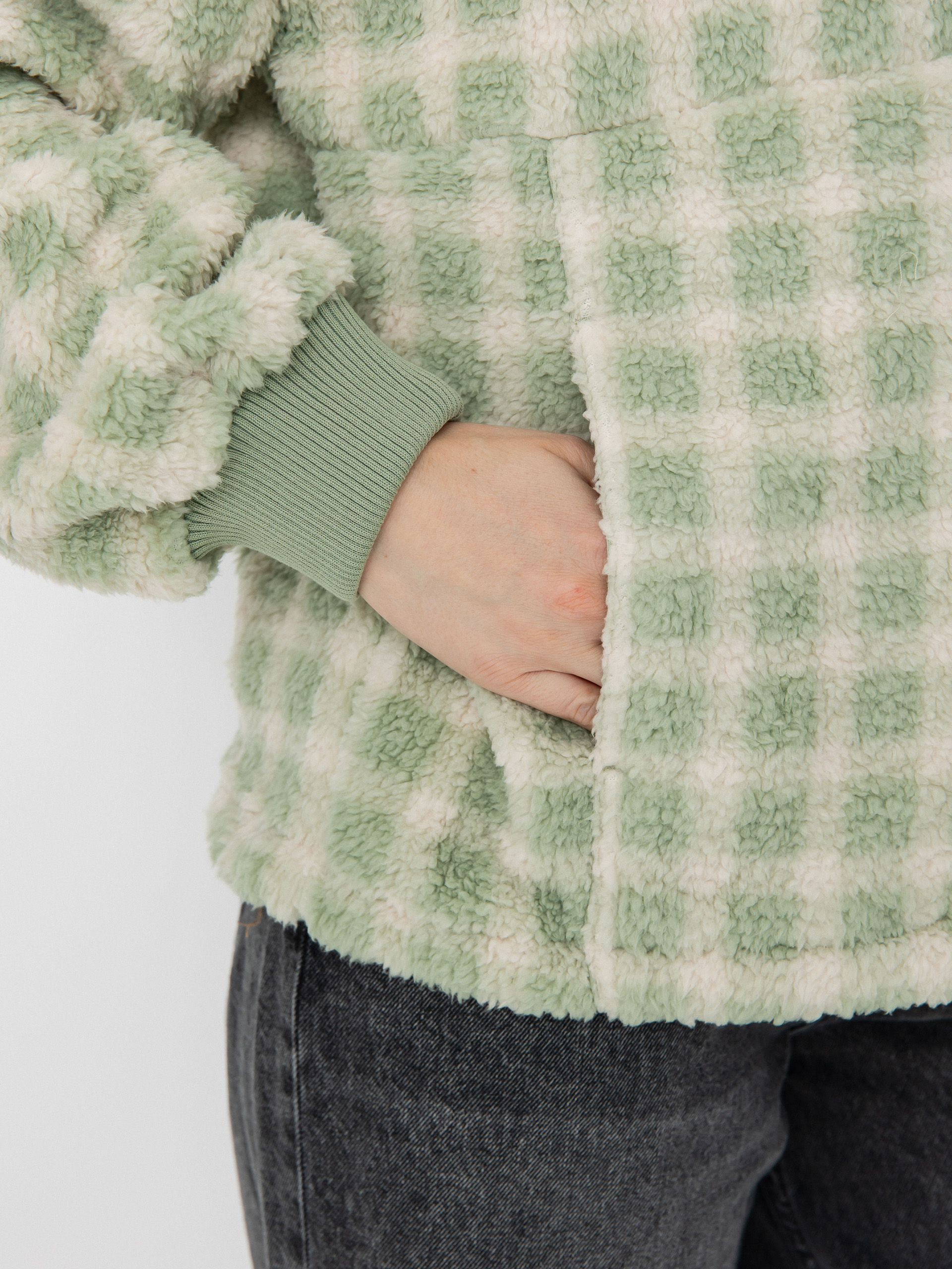 Pentru femei Hanorac din fleece Billabong Time Off (pistachio)