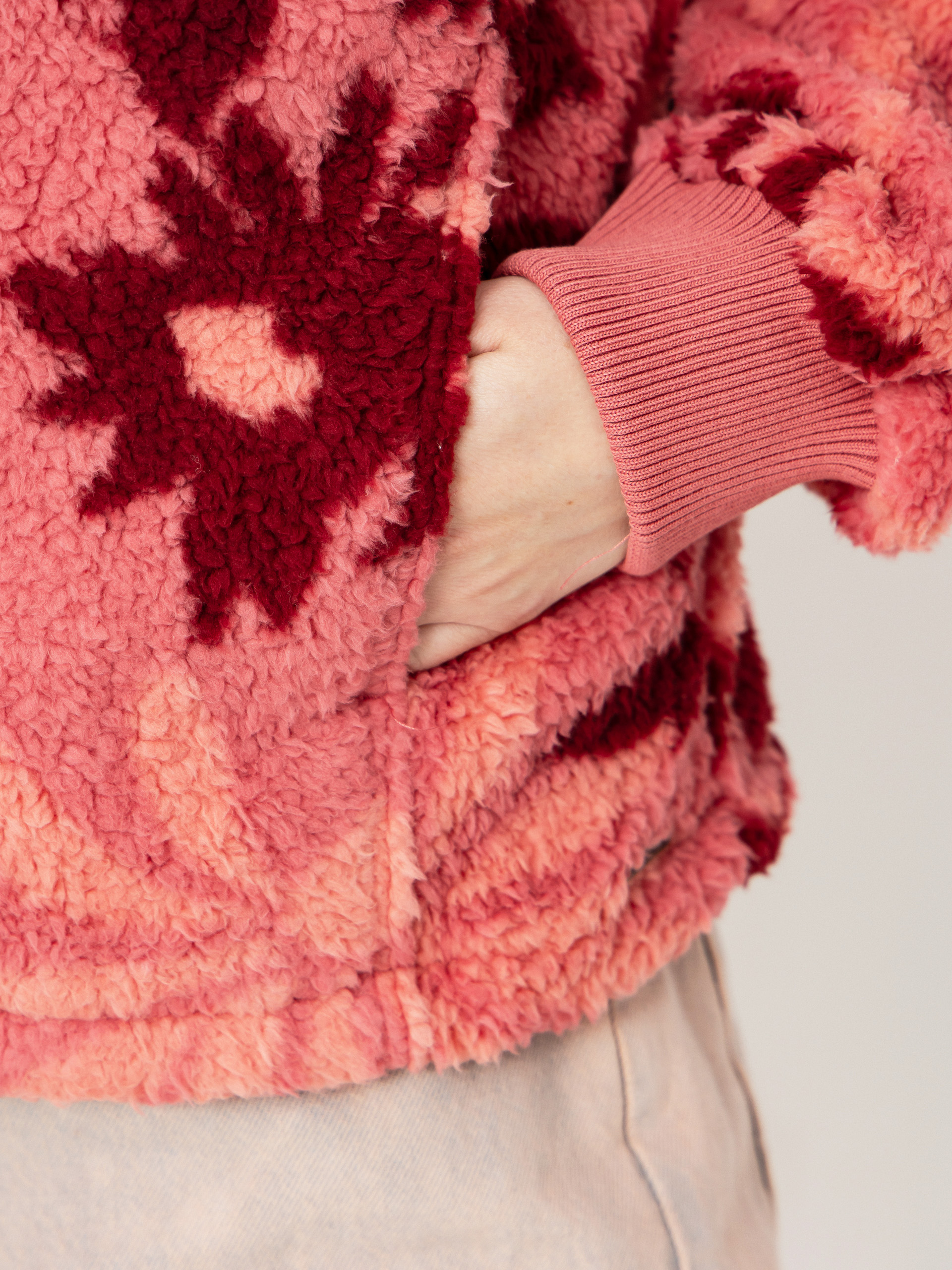 Pentru femei Hanorac din fleece Billabong Time Off (mauve rose)