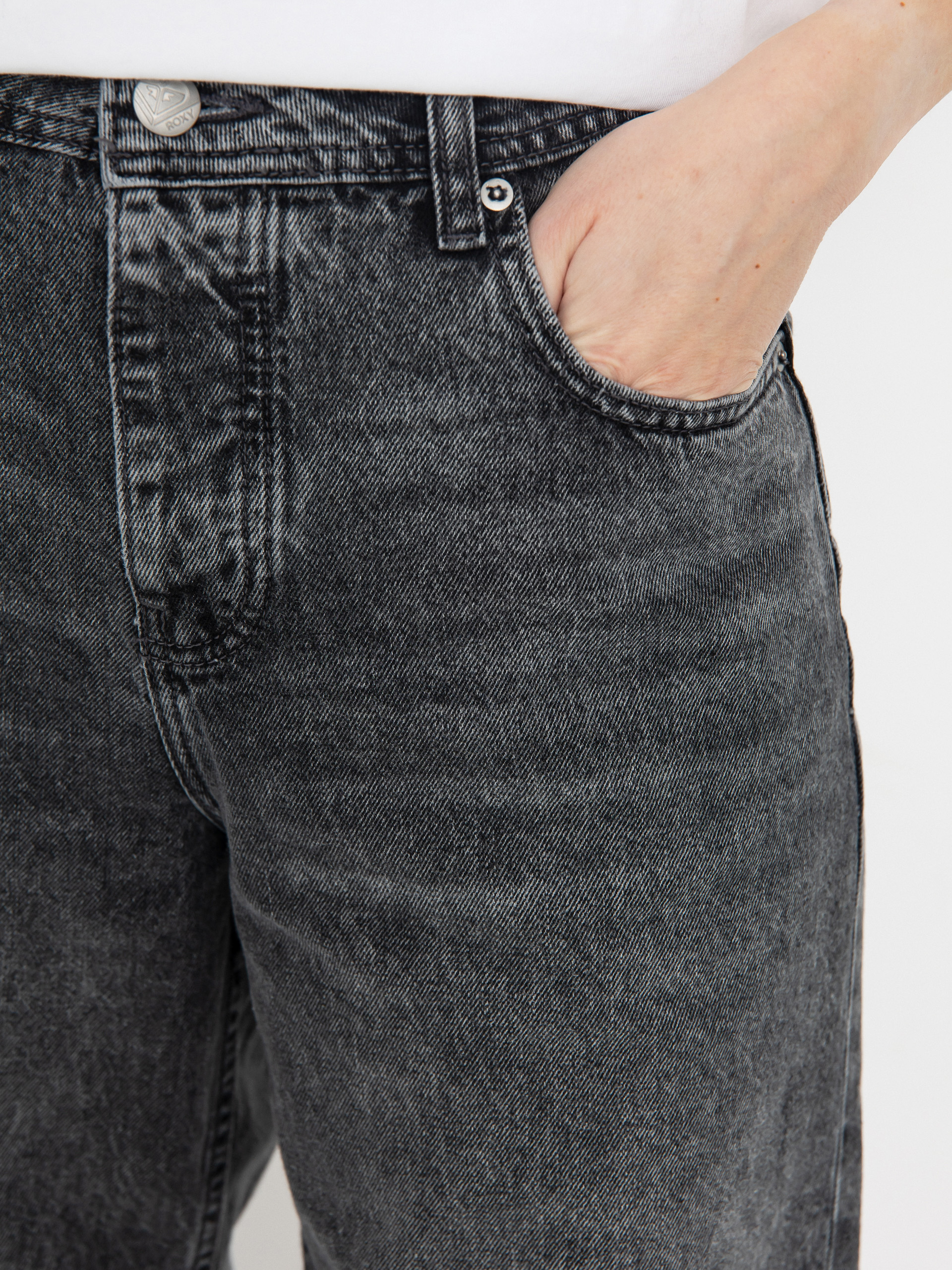 Pantaloni Roxy Milla Wide Leg Regular Mid Gr Wmn (mid grey)