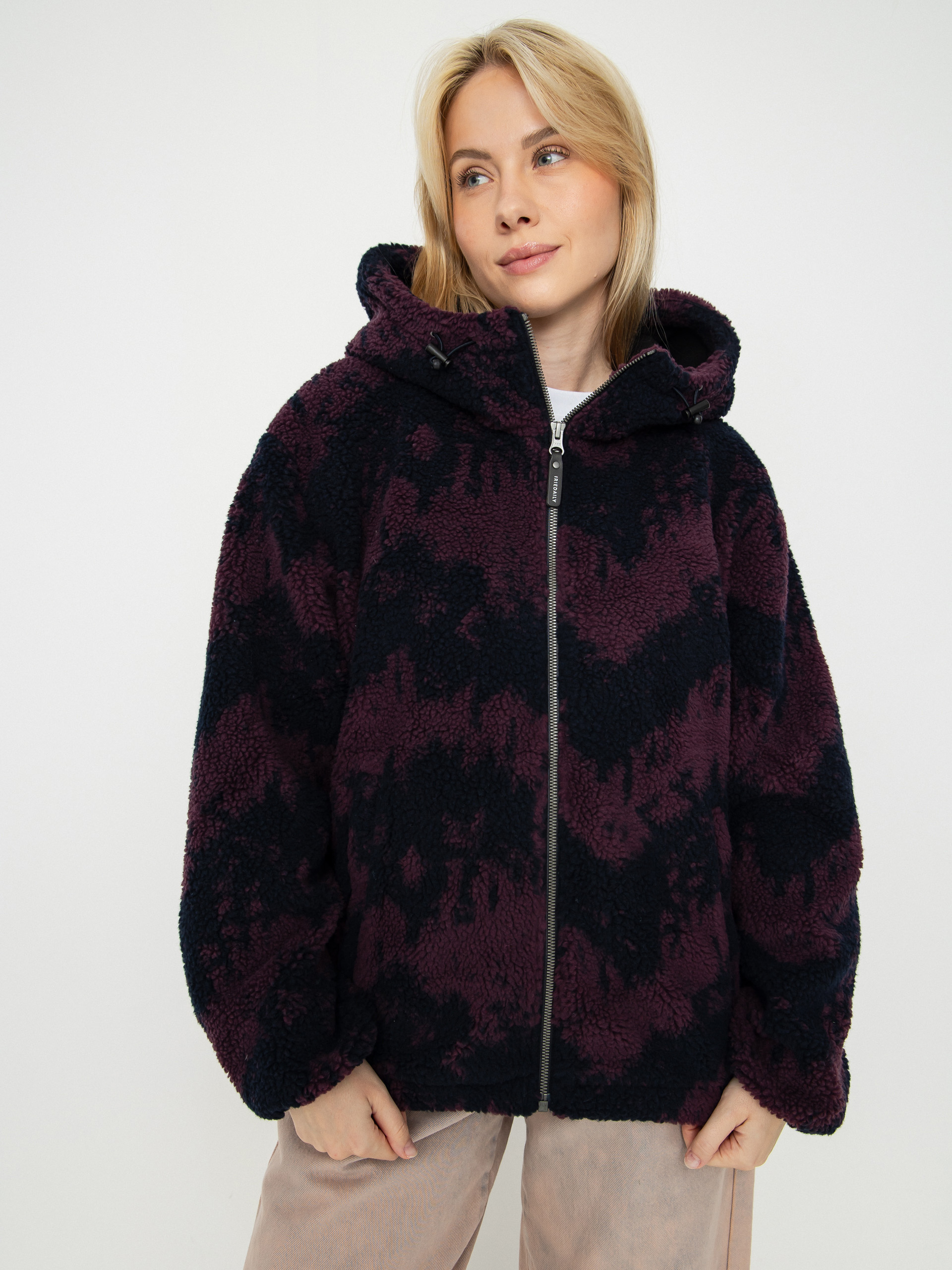 Geacă Iriedaily Pat Teddy Wmn (navy red)