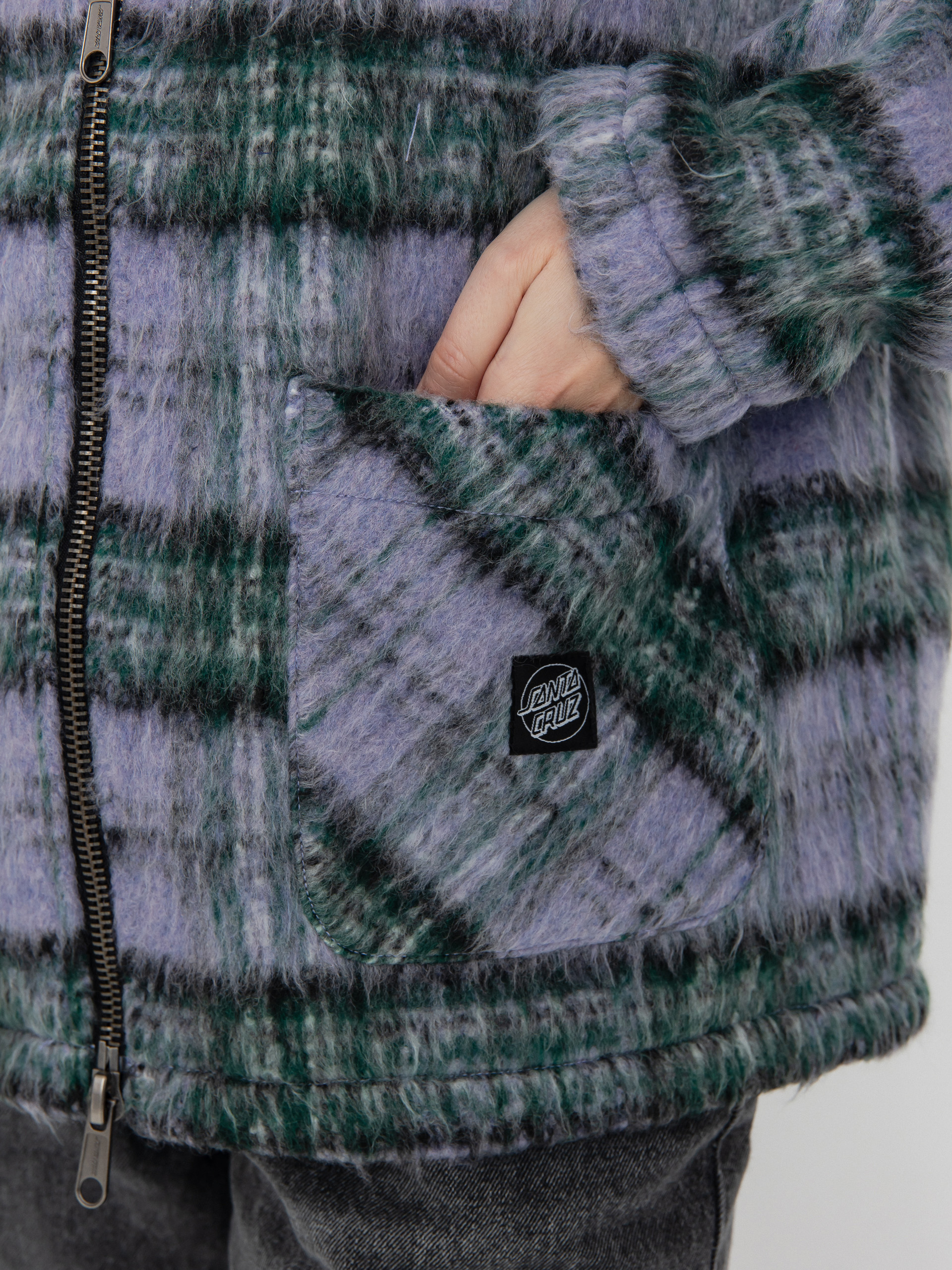 Geacă Santa Cruz Harbour Wmn (purple/green check)