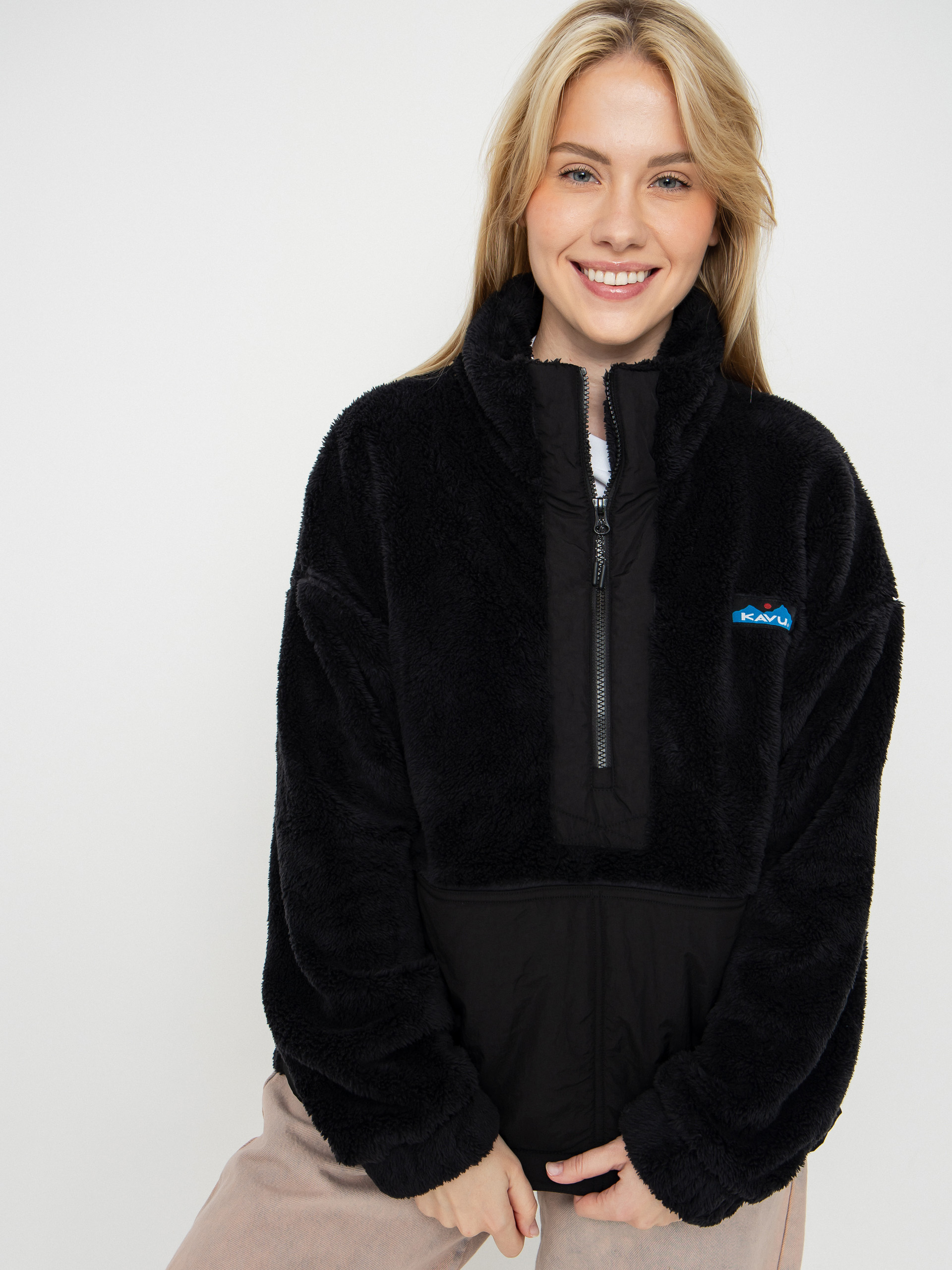 Hanorac din fleece Kavu Rockhaven Wmn (blackout)