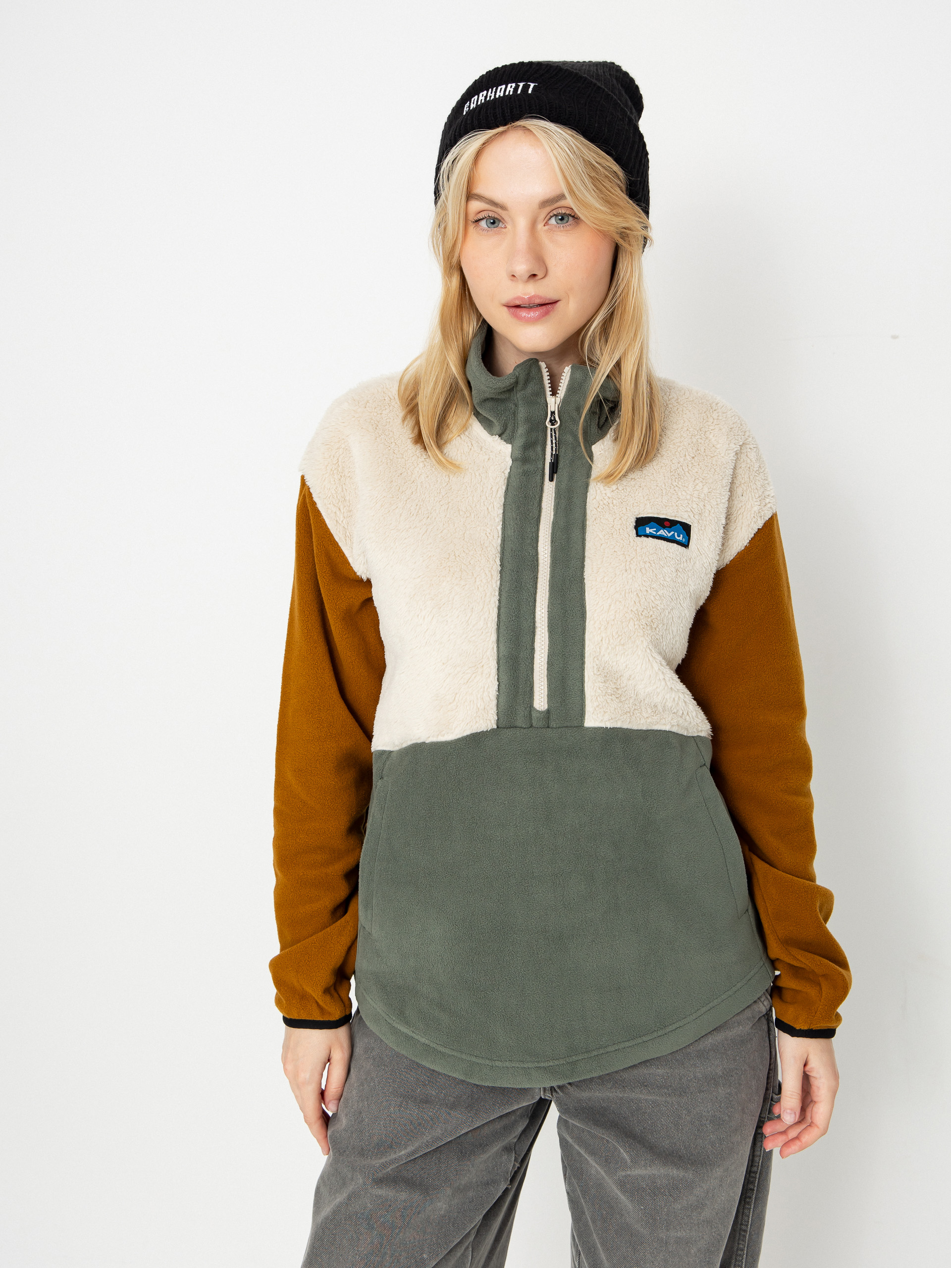 Hanorac din fleece Kavu Timber Lane Wmn