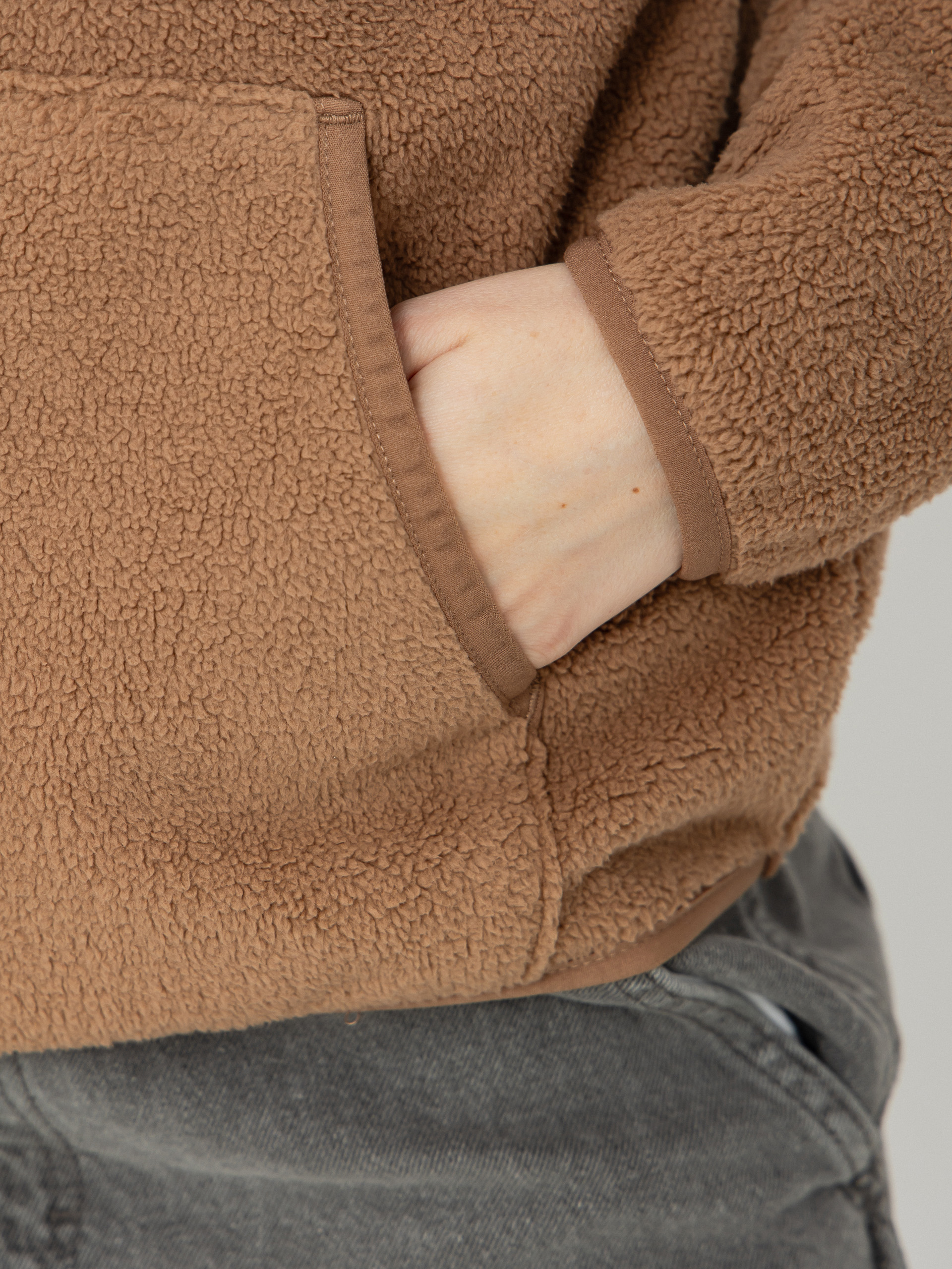 Pentru femei Hanorac din fleece Roxy Cool Calling (woodsmoke)