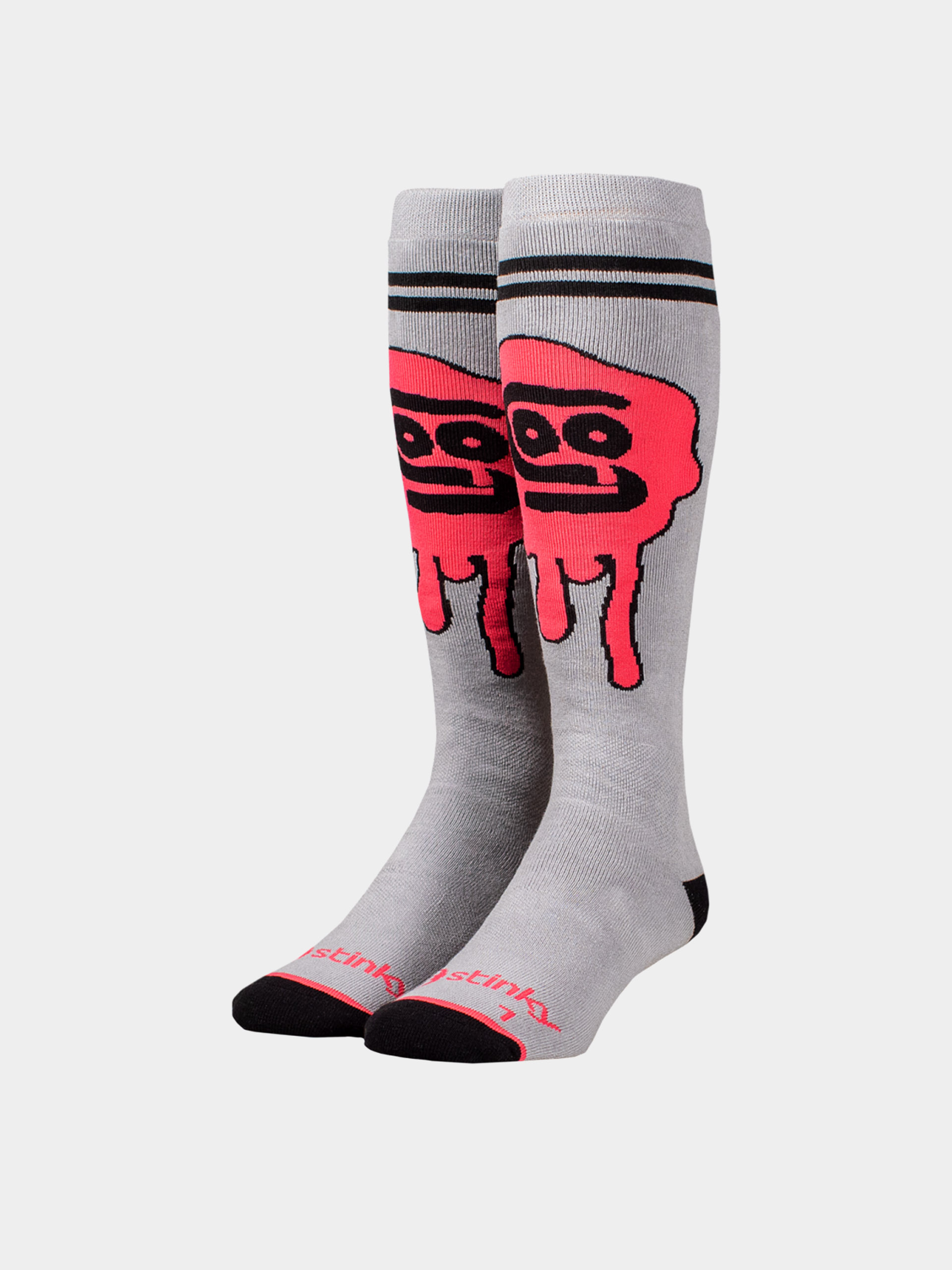 Șosete Stinky Socks Drip Skull (soft gray)