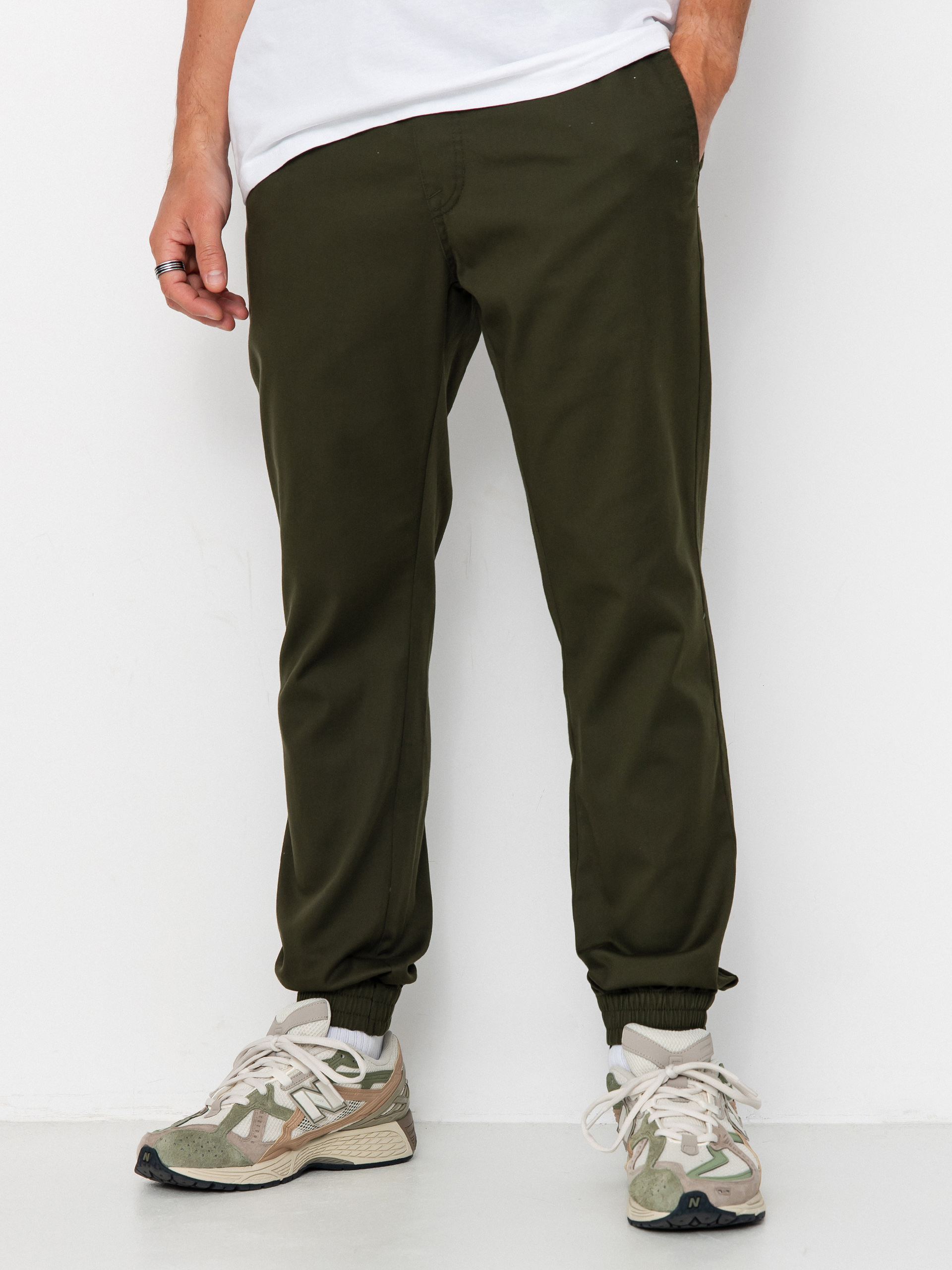 Pantaloni Volcom Frickin Slim Jogger (dark green)