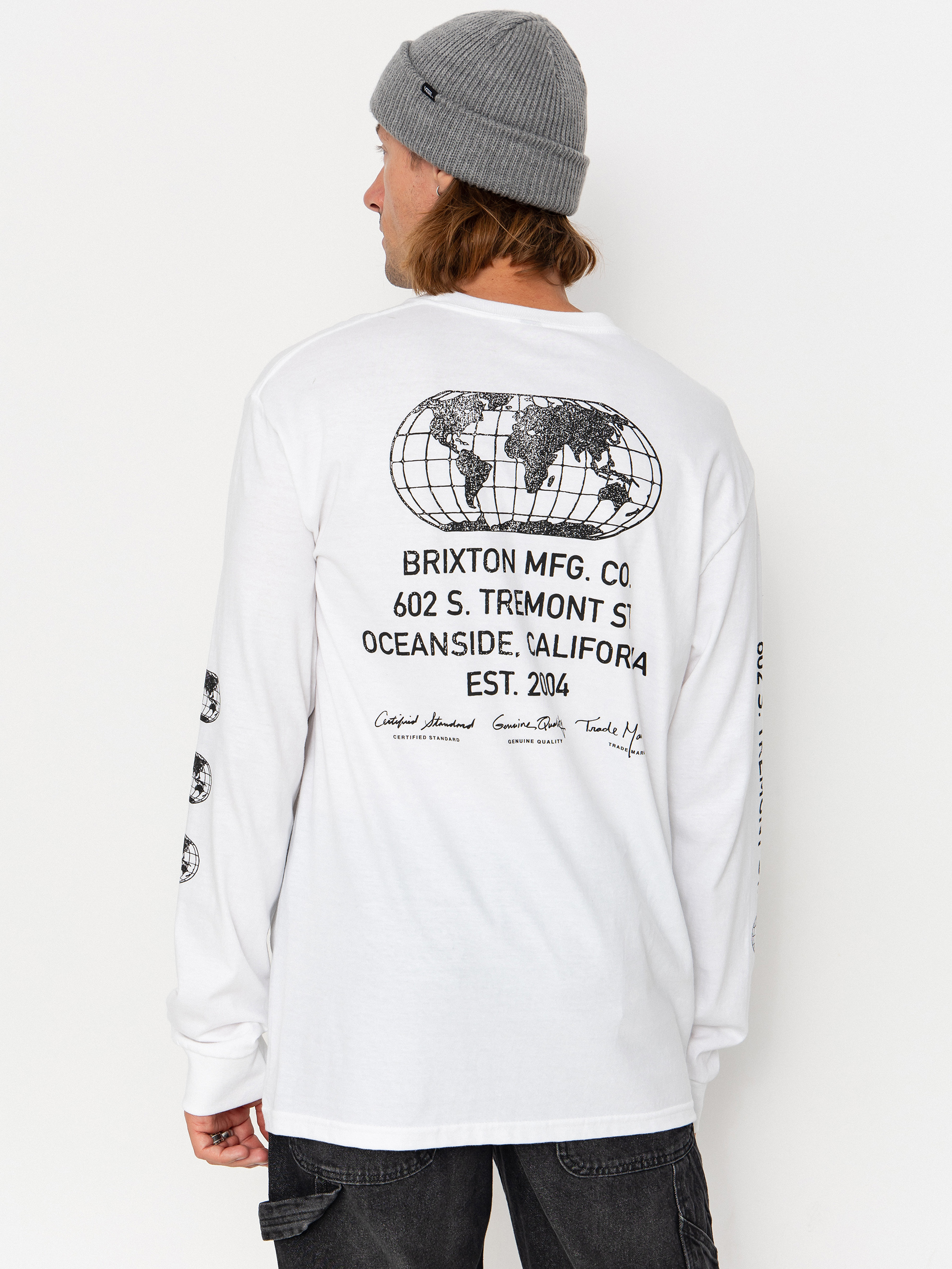 Longsleeve Brixton Union Std (white)