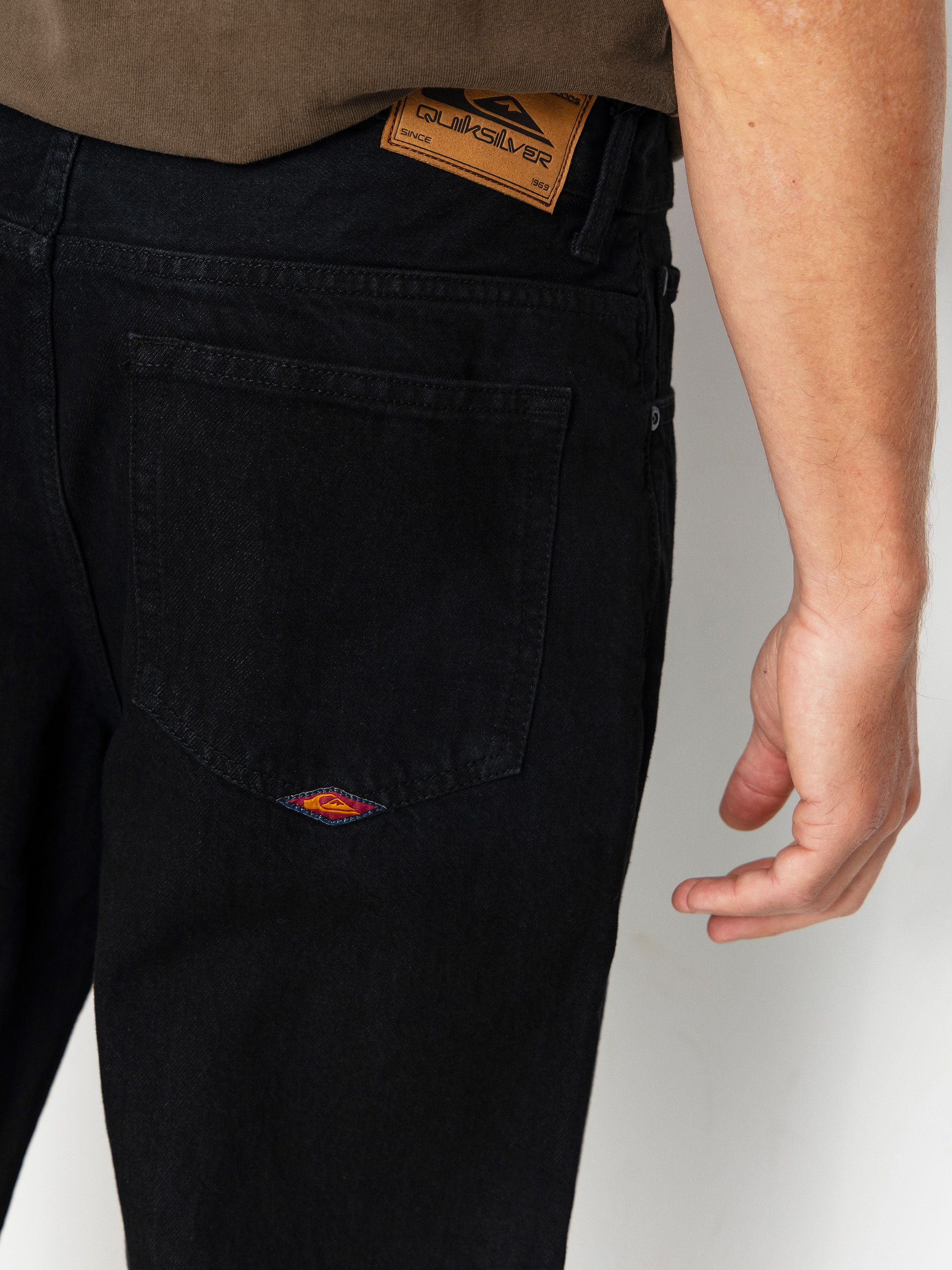 Pantaloni Quiksilver Baggy Denim (black)