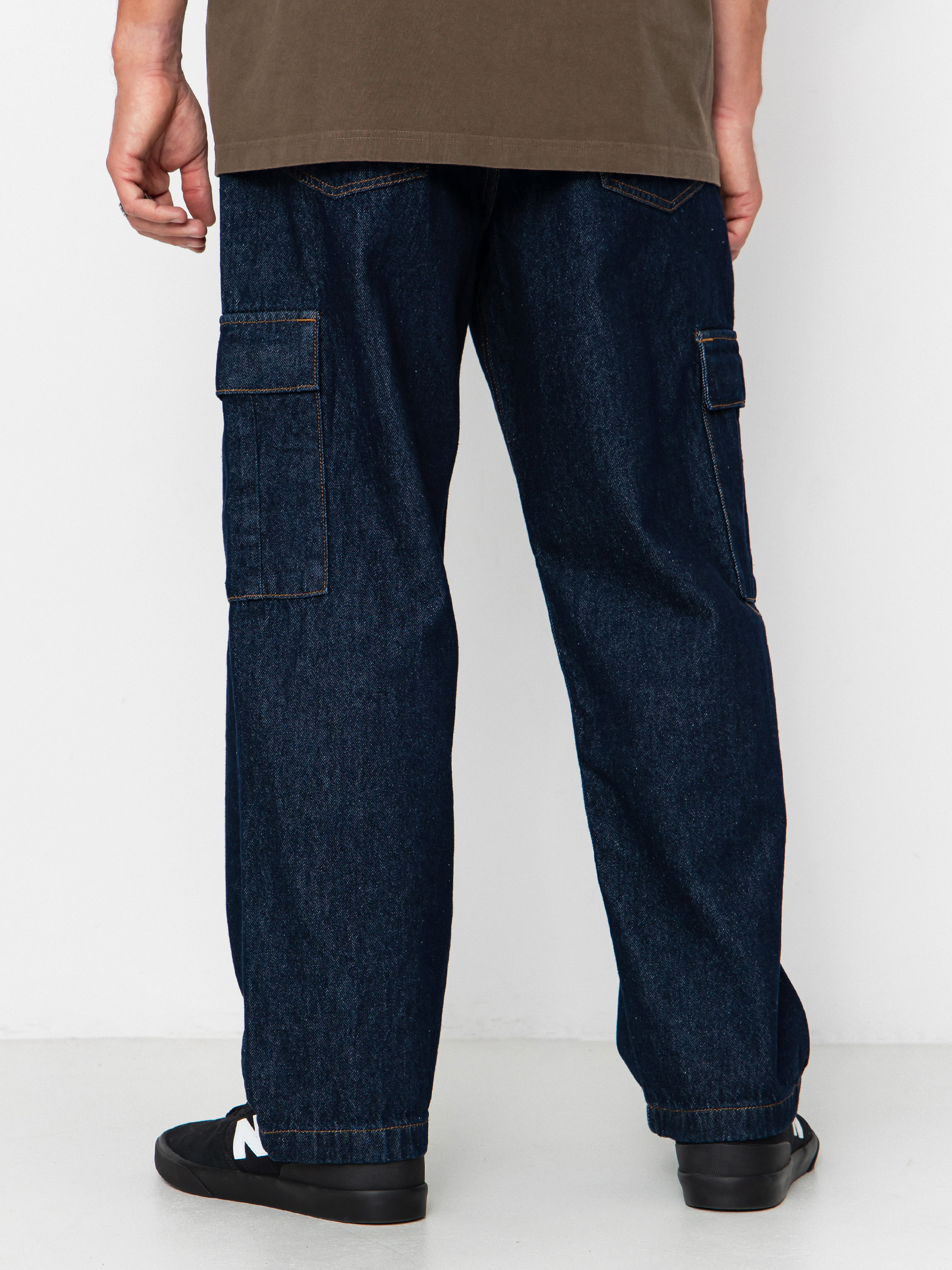 Pantaloni DC Worker Baggy Denim Cargo (dark denim)