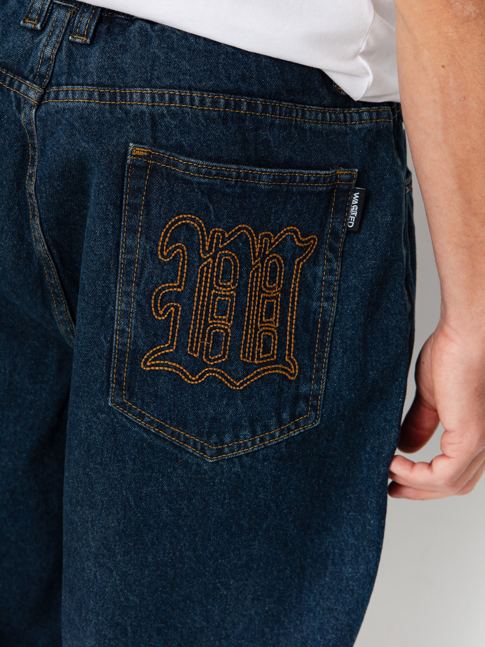 Pantaloni Wasted Paris Signature Rod (raw blue)