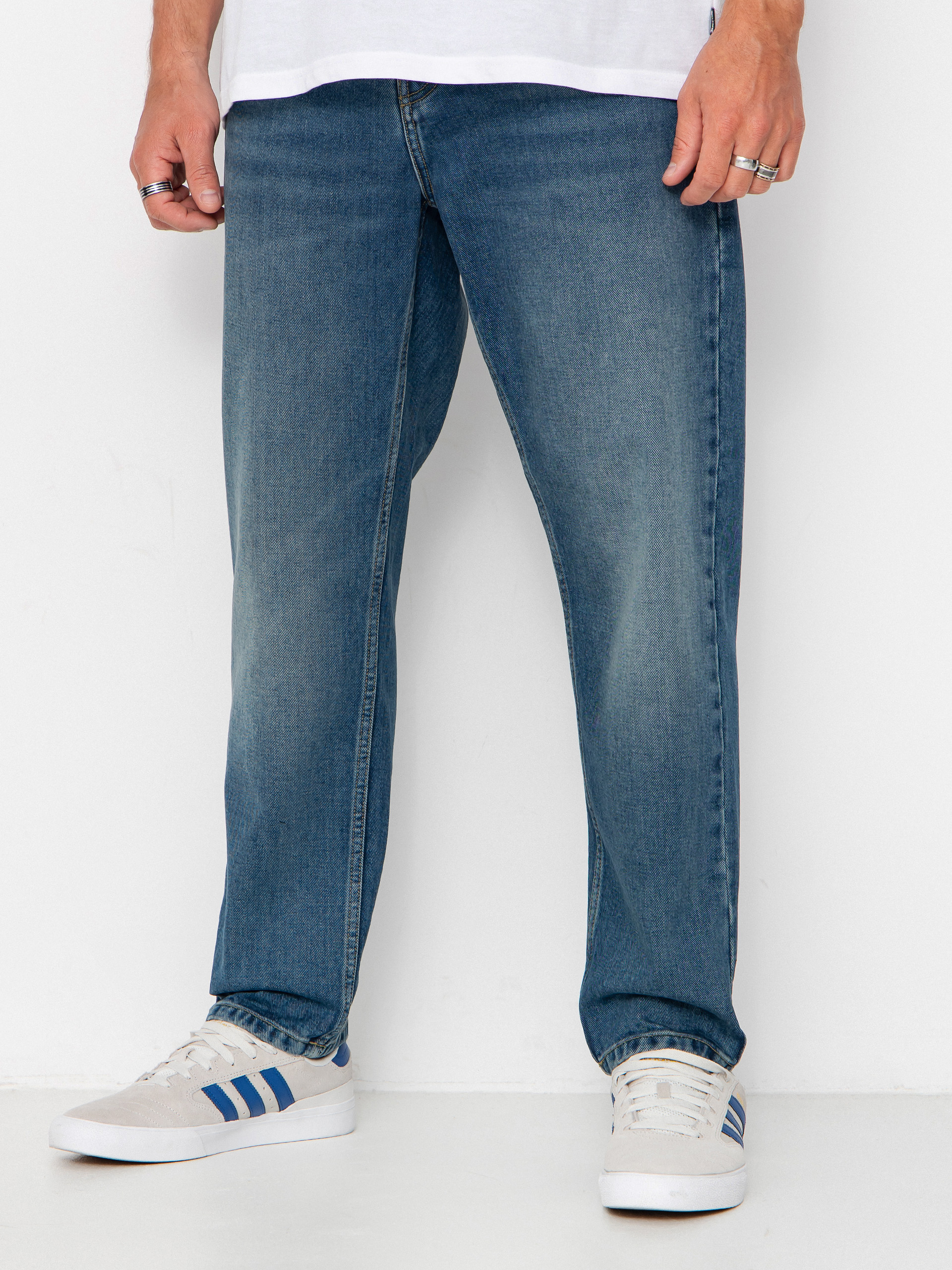 Pantaloni Carhartt WIP Newel (blue/dark used wash)