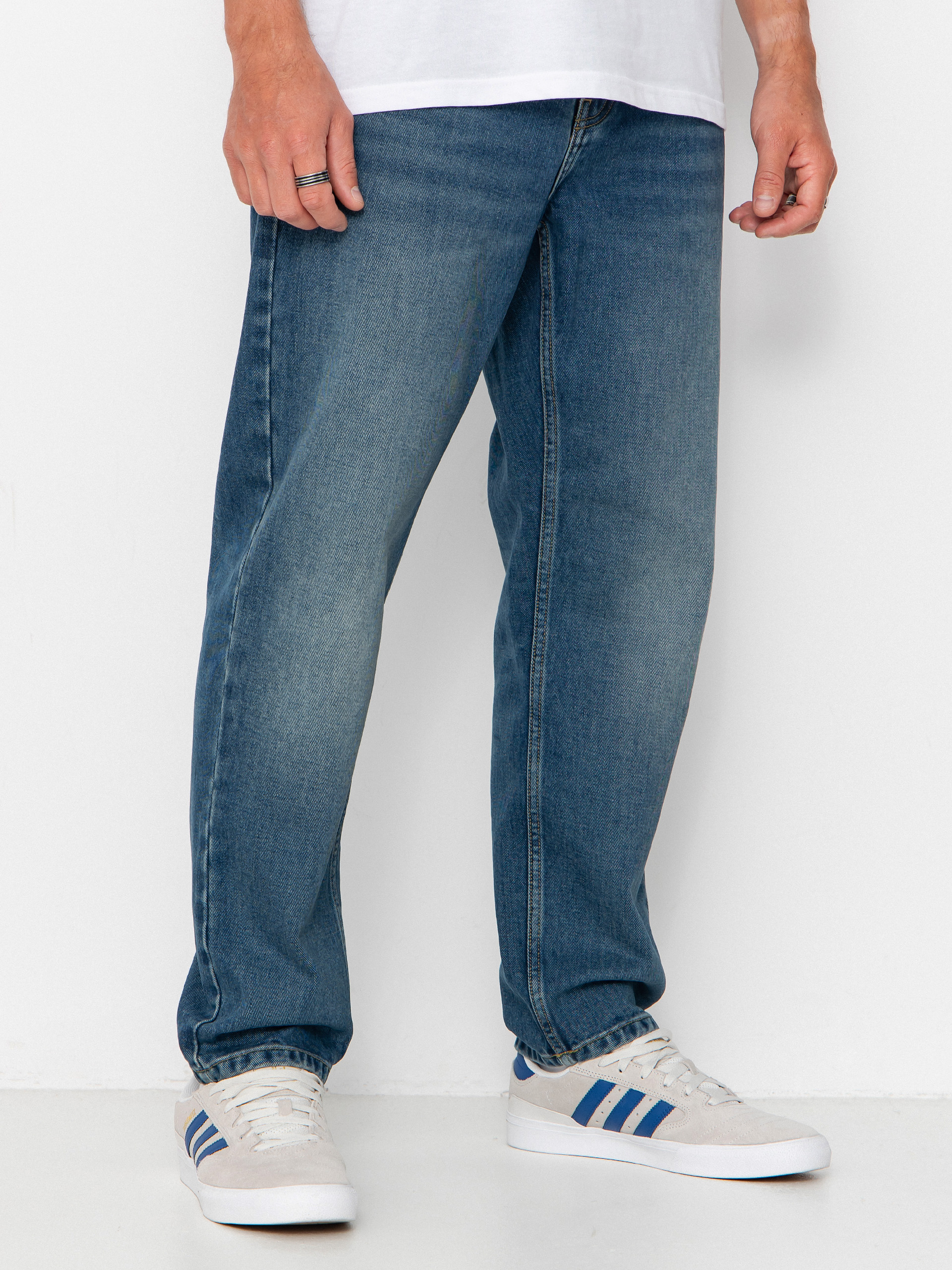 Pantaloni Carhartt WIP Newel (blue/dark used wash)