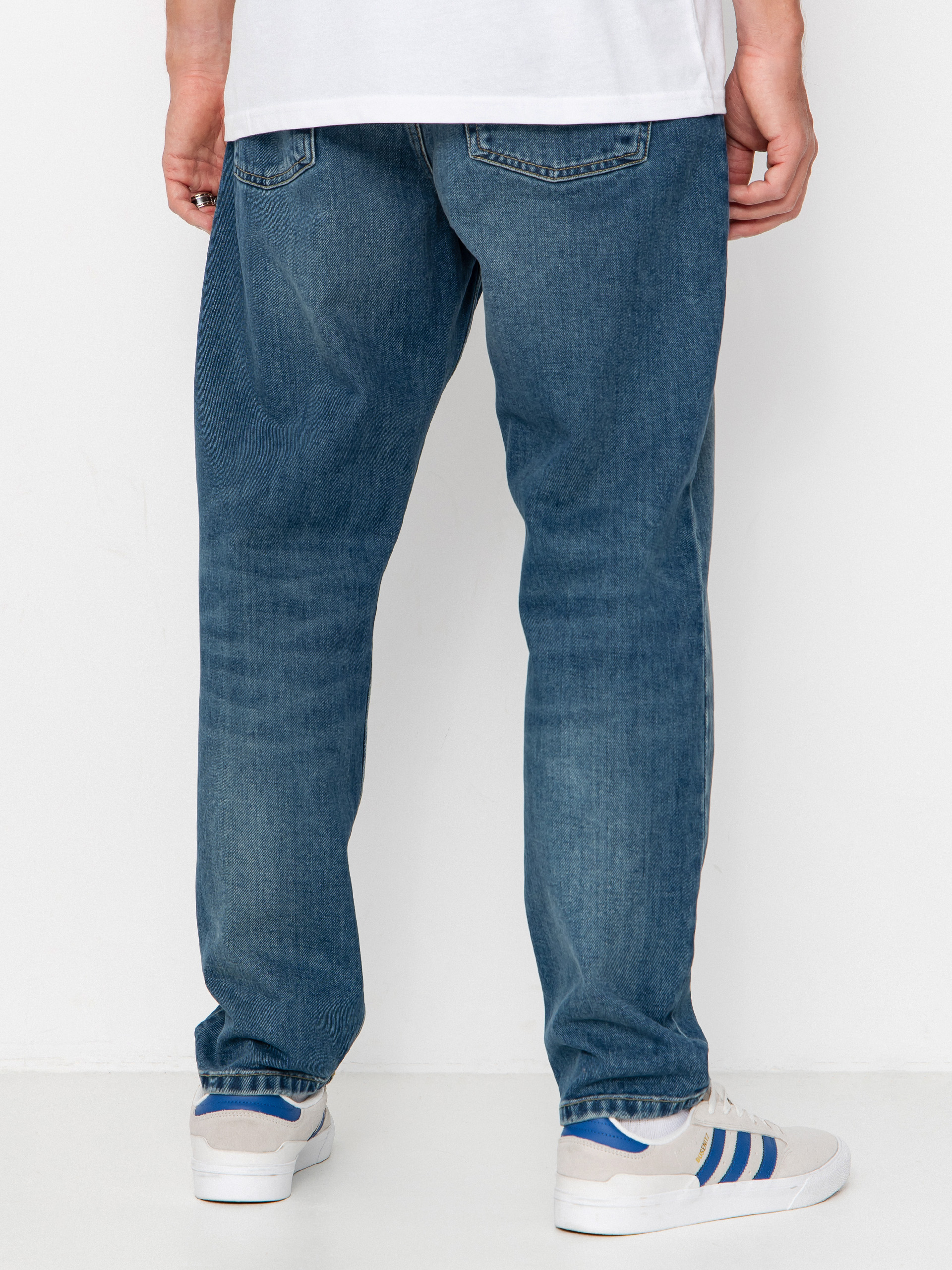 Pantaloni Carhartt WIP Newel (blue/dark used wash)