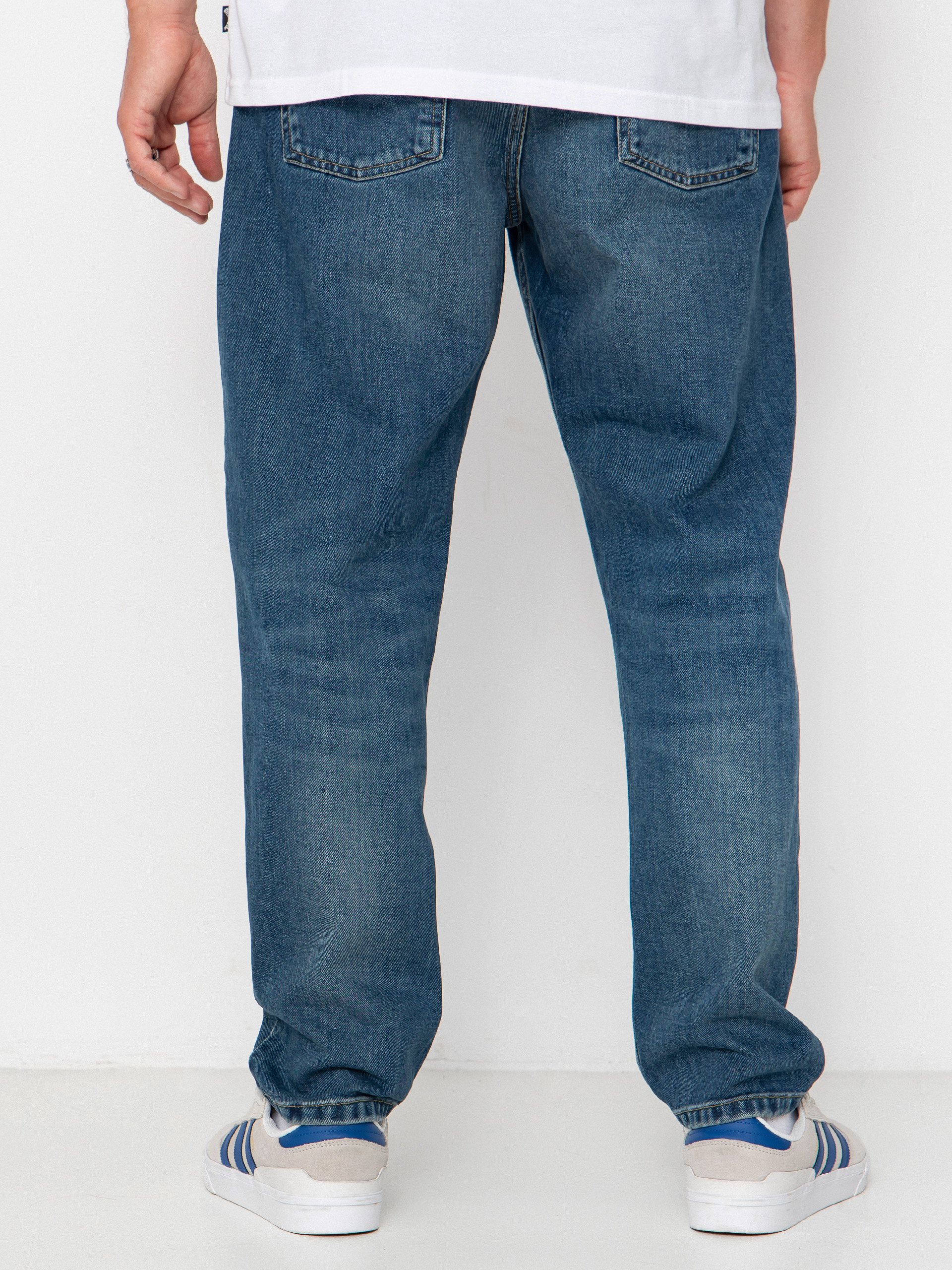 Pantaloni Carhartt WIP Newel (blue/dark used wash)