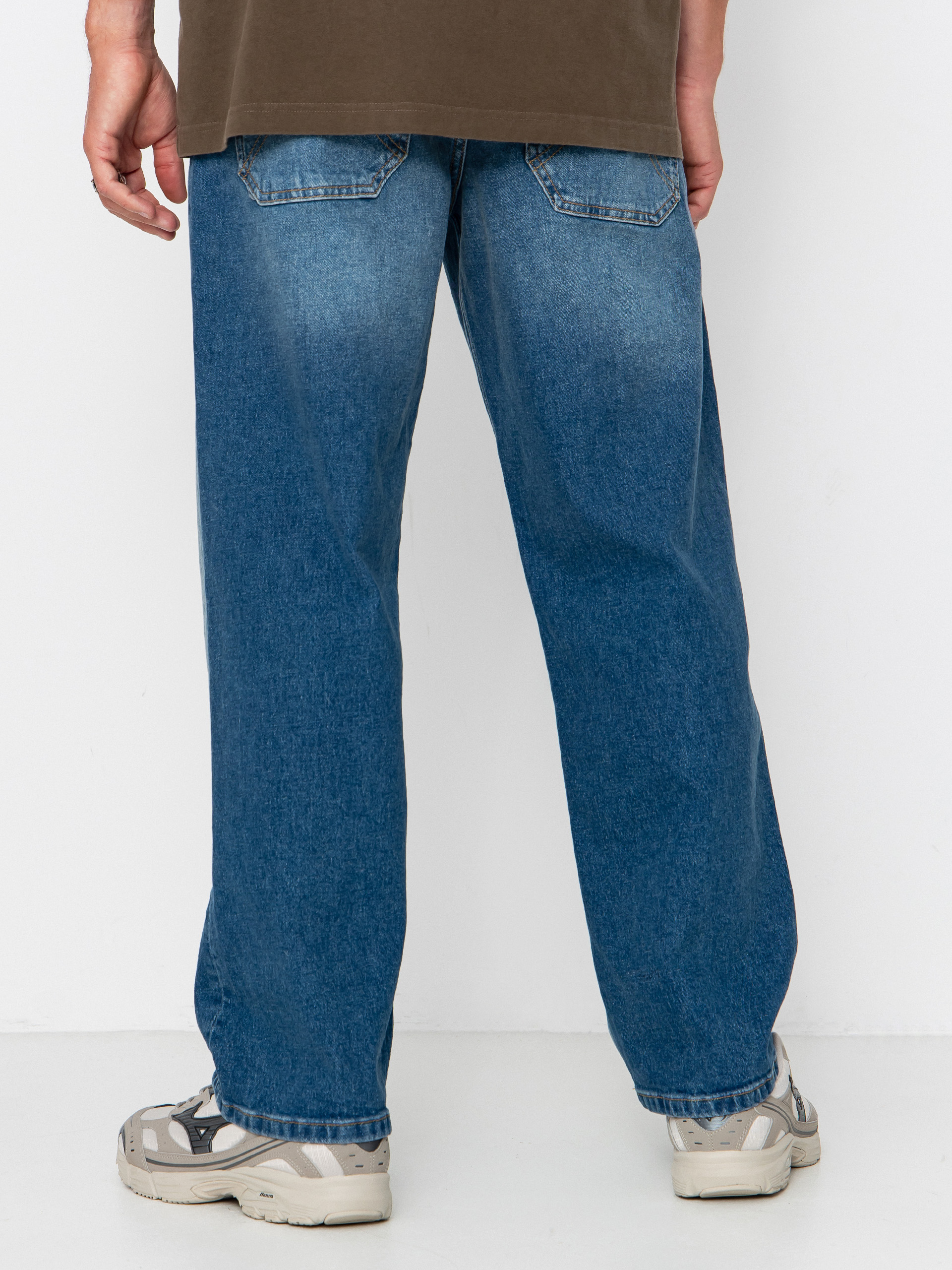 Pantaloni Homeboy X Tra Baggy Wiskers Denim (vintage blue)