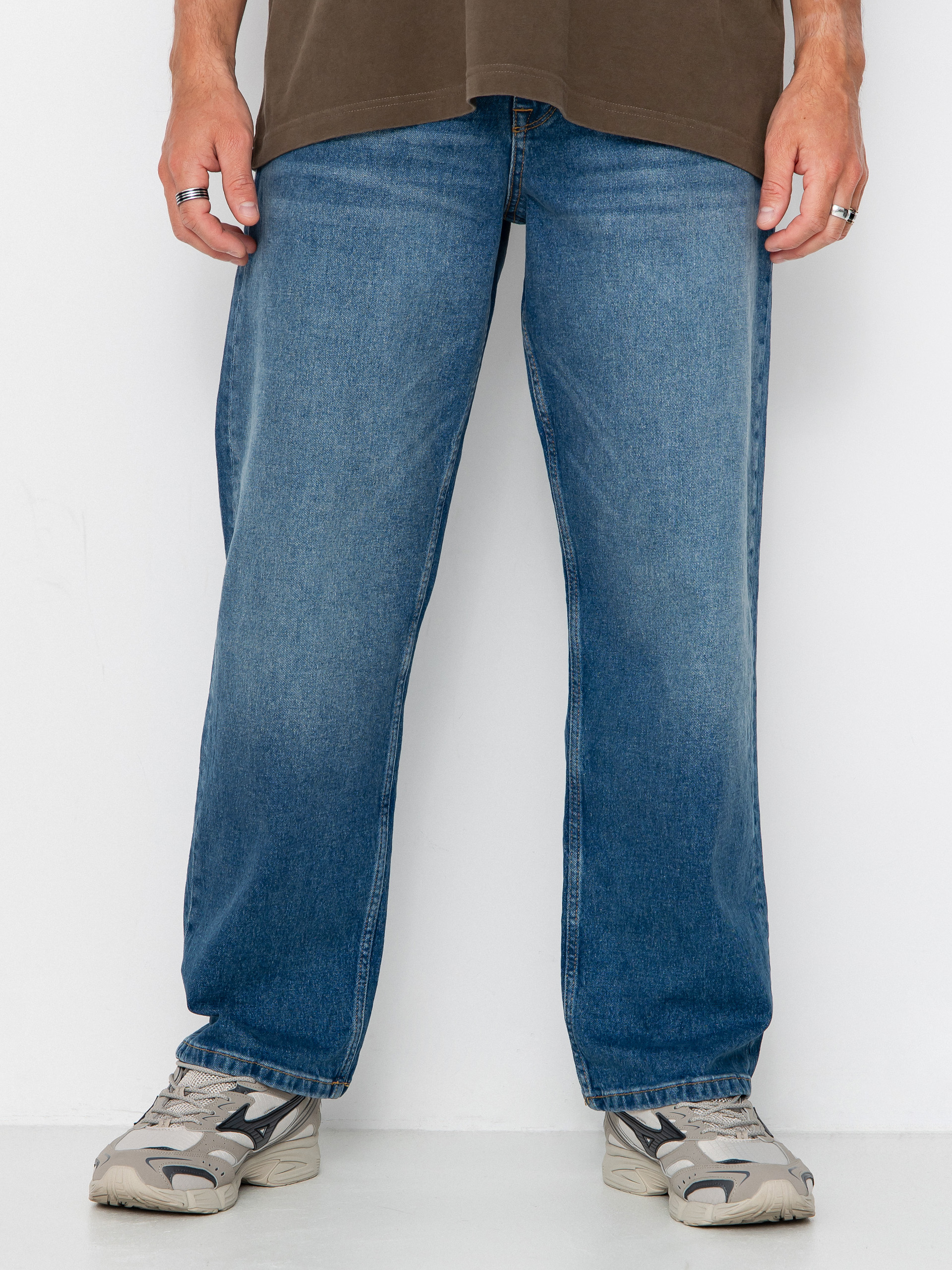 Pantaloni Homeboy X Tra Baggy Wiskers Denim (vintage blue)