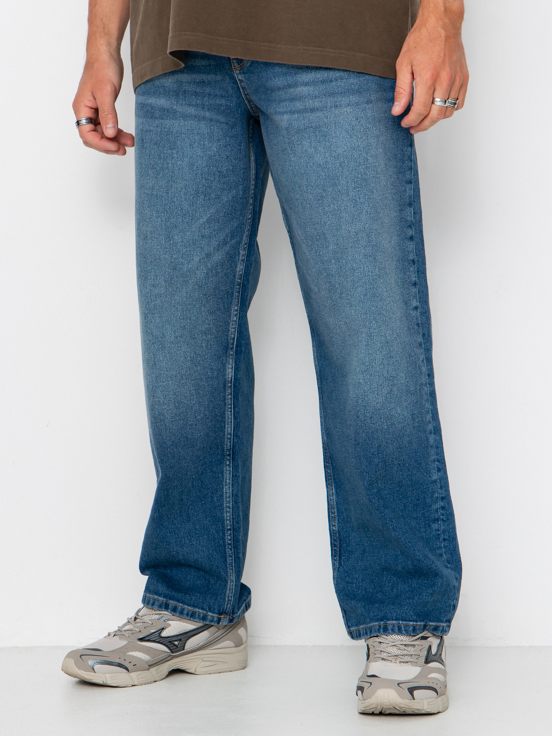 Pantaloni Homeboy X Tra Baggy Wiskers Denim (vintage blue)