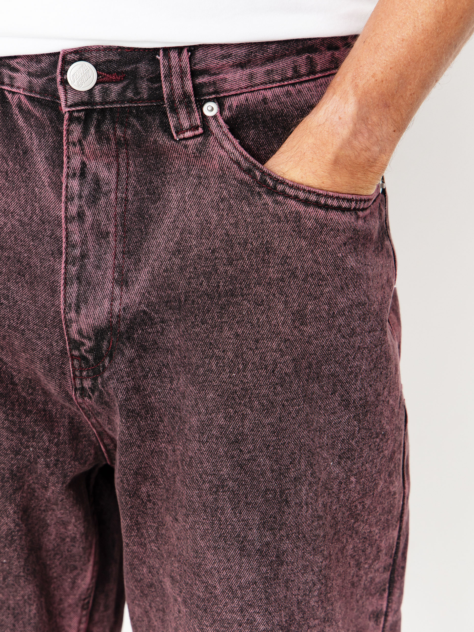 Pantaloni Santa Cruz Big (dark cherry)