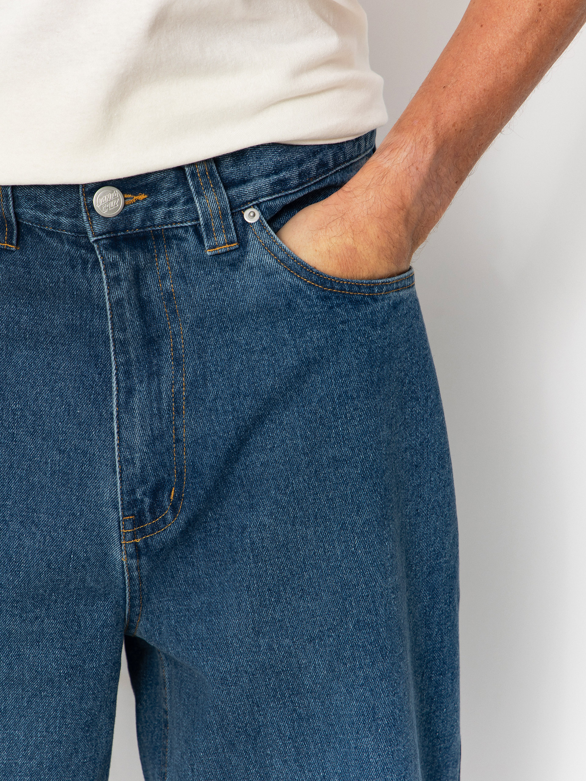 Pantaloni Santa Cruz Big (mid blue)