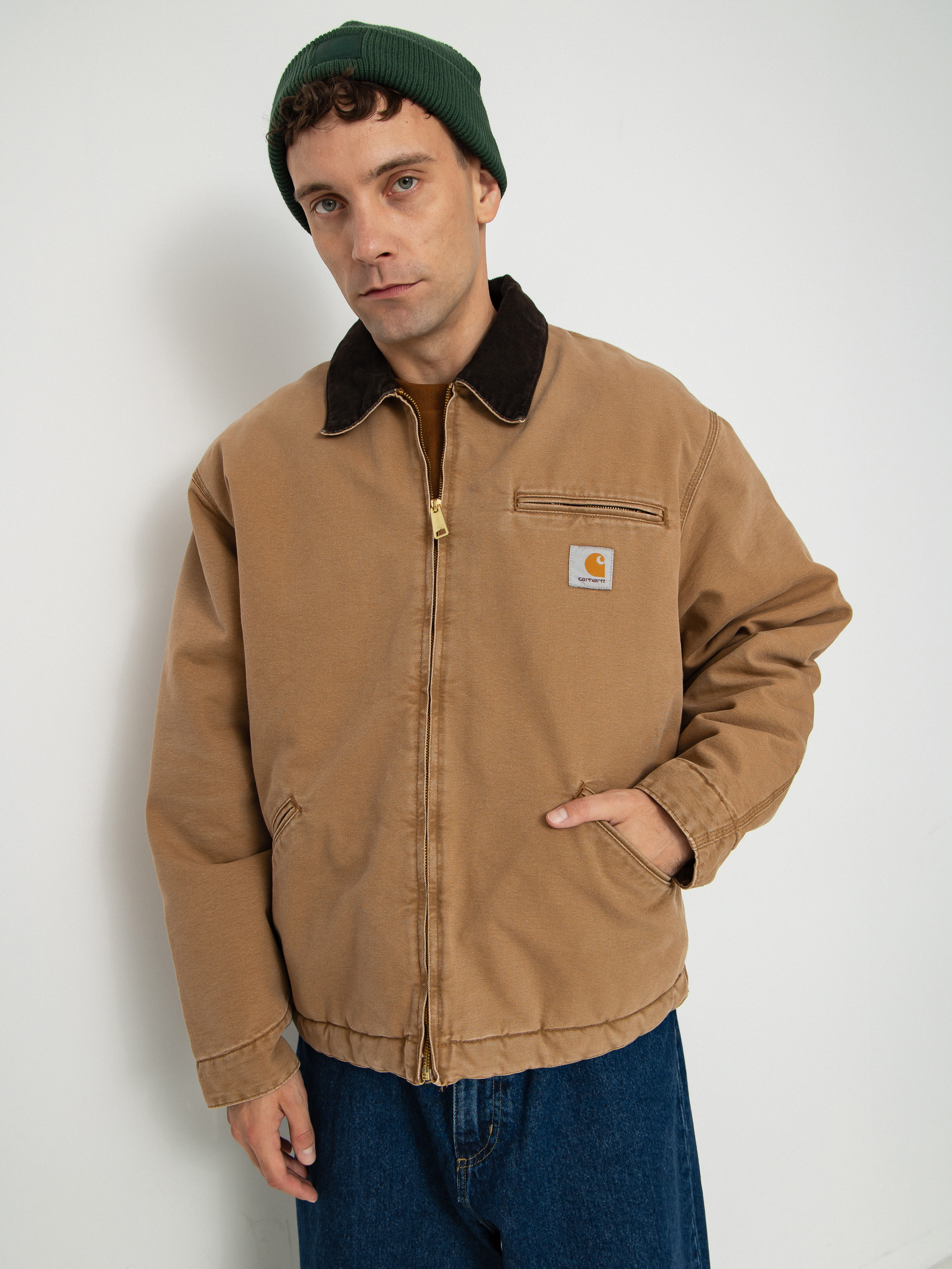 Geacu0103 Carhartt WIP OG Detroit (hamilton brown/tobacco/stone canvas)