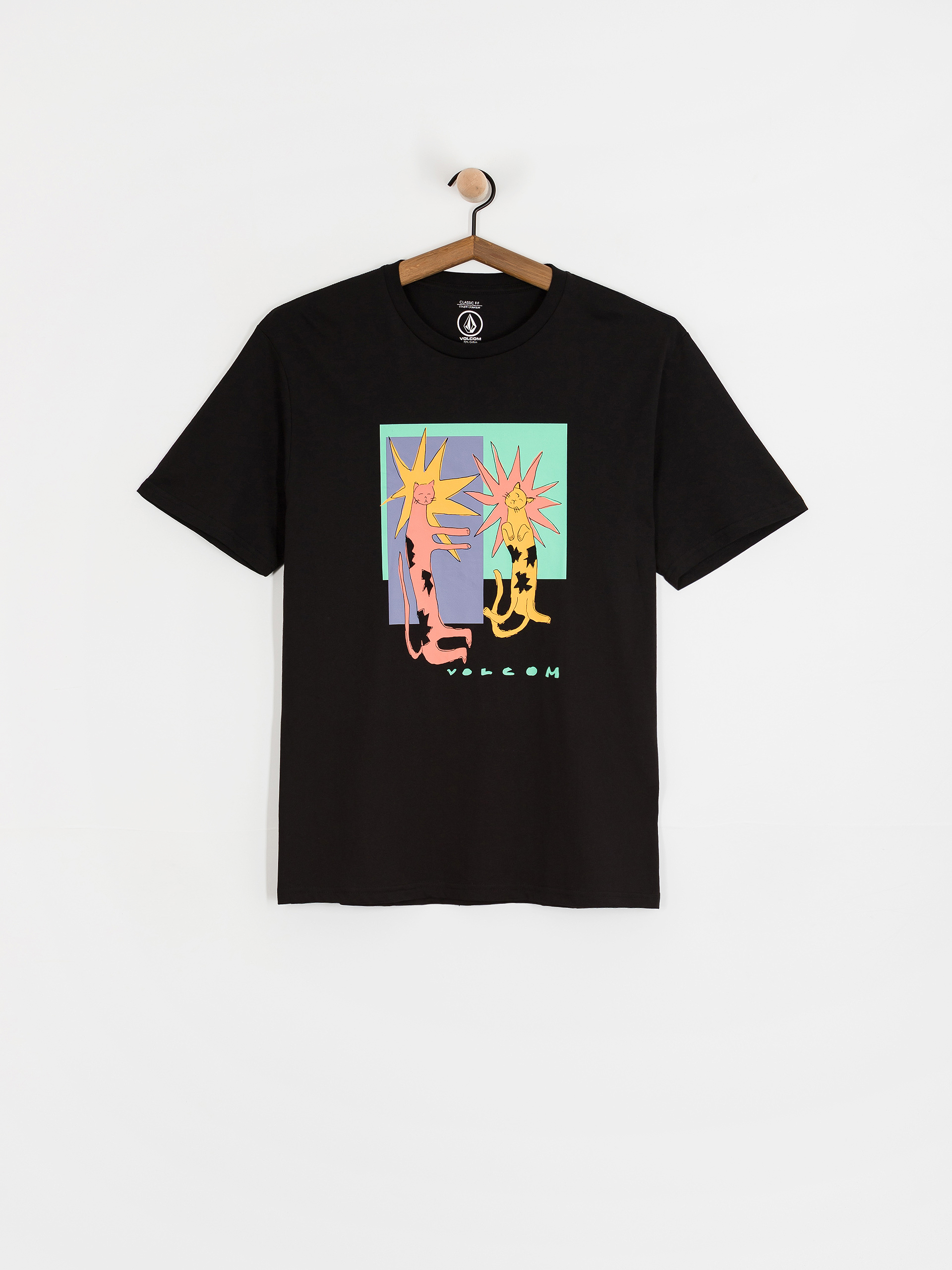 Tricou Volcom Longo Cats Bsc (black)