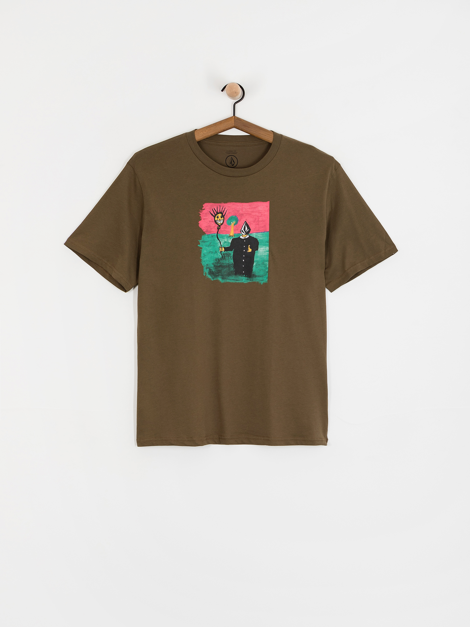 Tricou Volcom Issam Bsc (sage leaf)