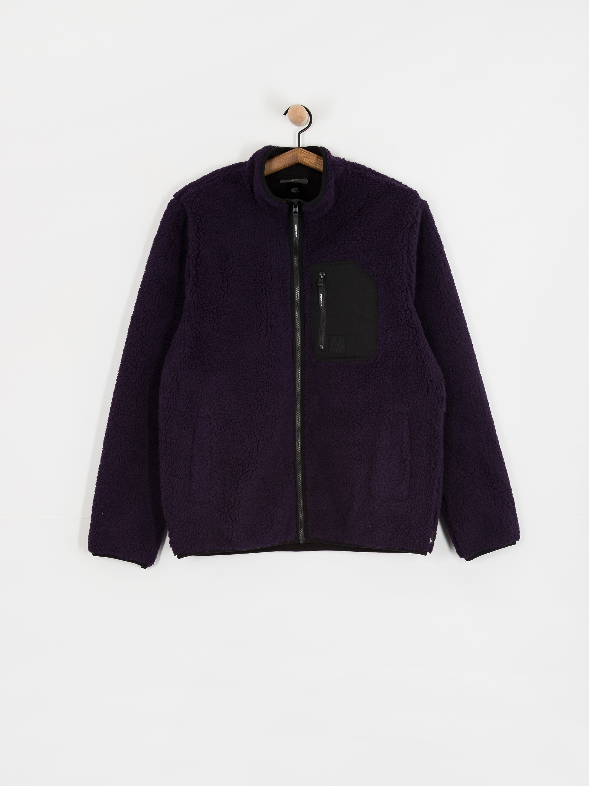 Pentru bărbați Polár pulóver Volcom Muzzer Fuzzar (dark purple)
