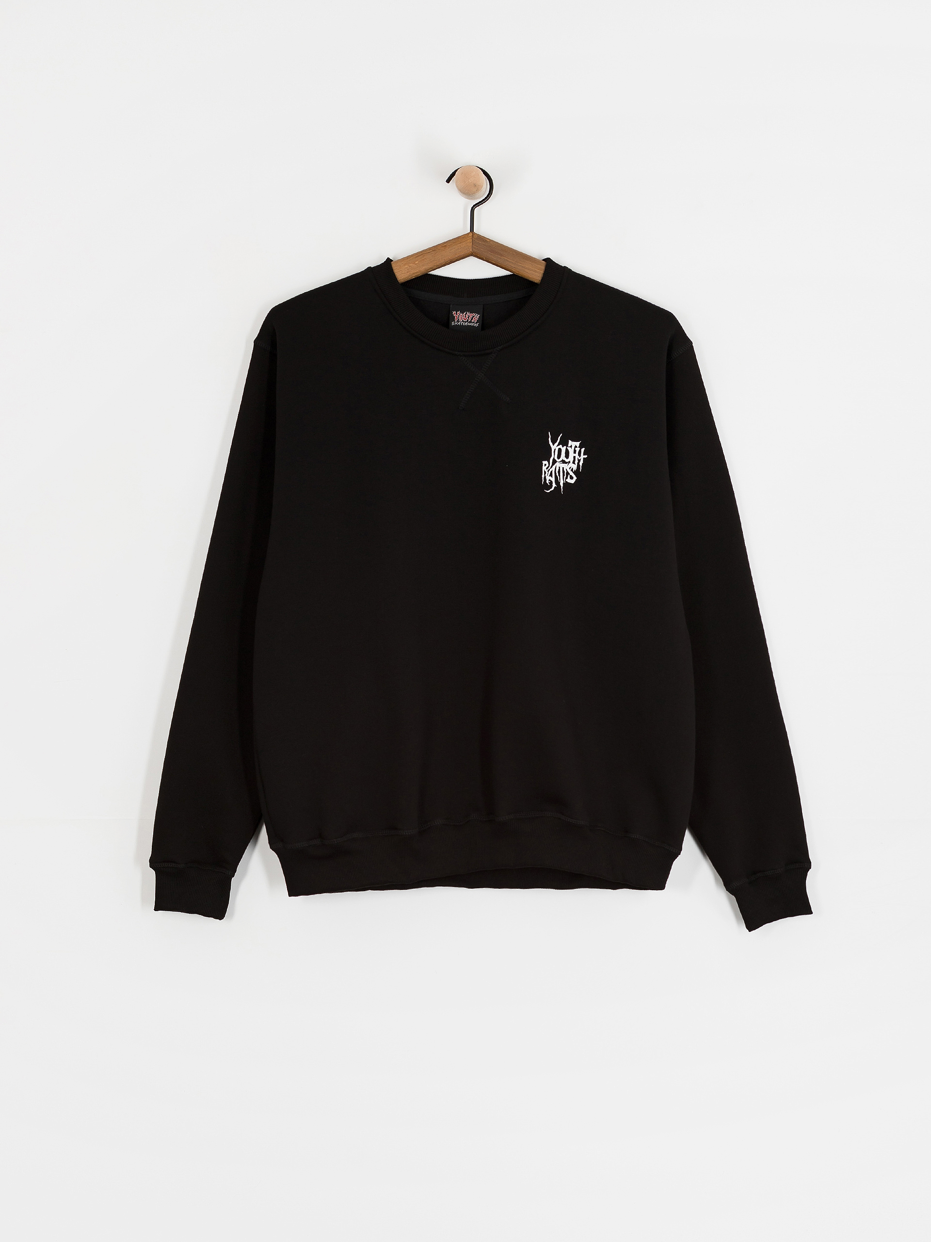 Hanorac Youth Skateboards Skate Rat Crew (black)