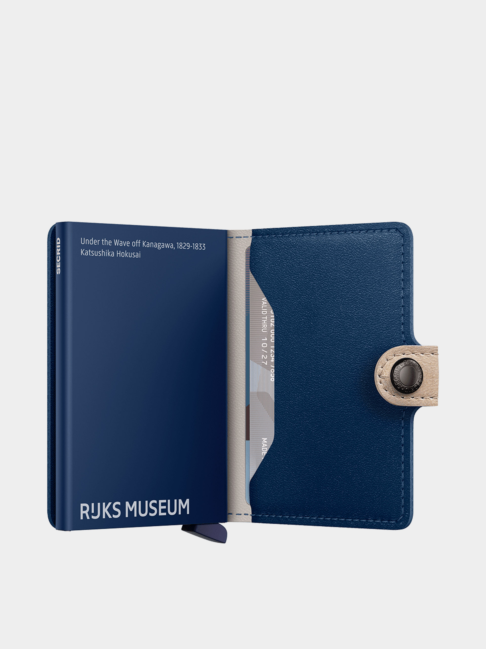 Portofel Secrid Miniwallet (art wave)