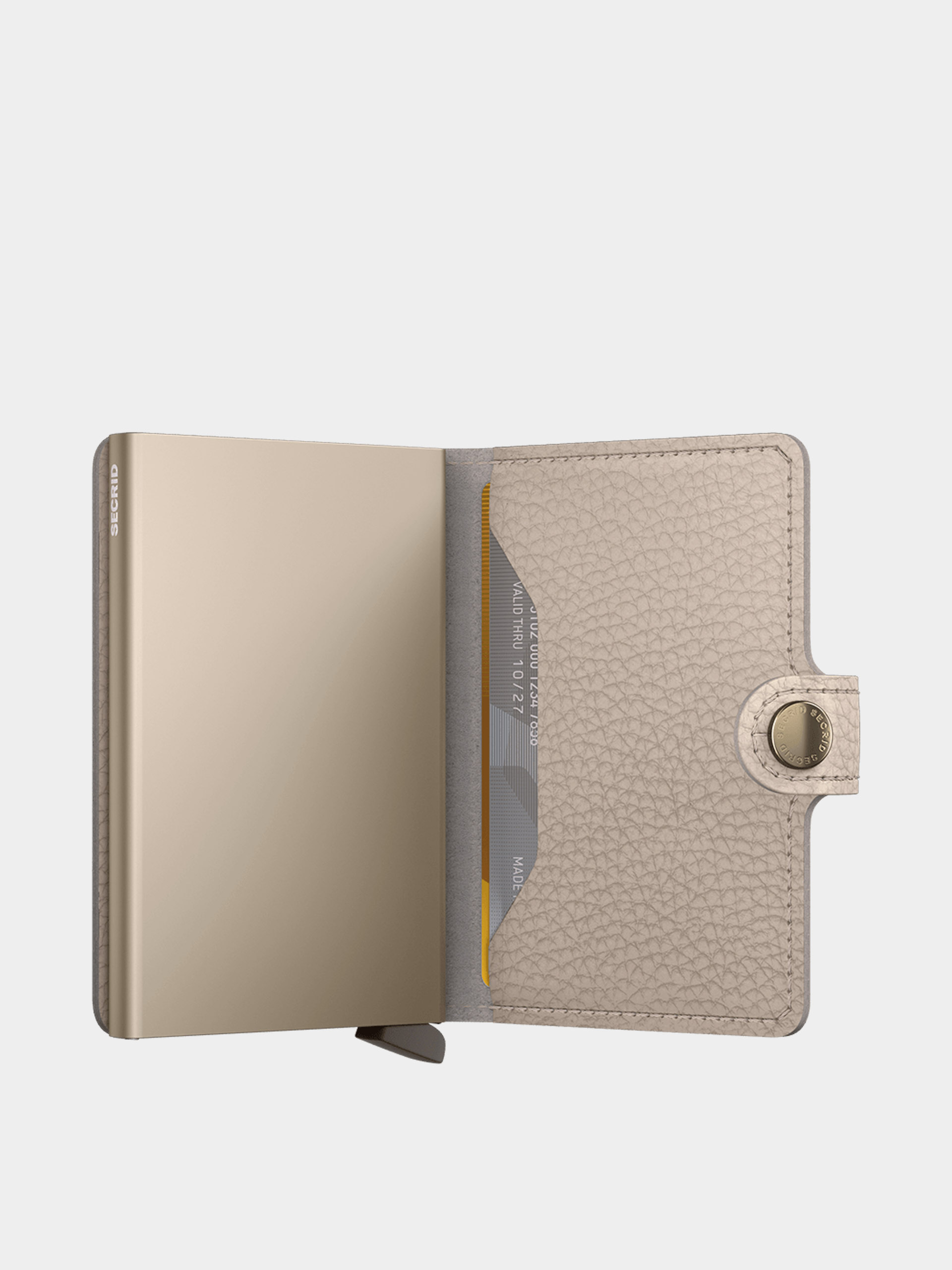 Portofel Secrid Miniwallet (pebble latte)