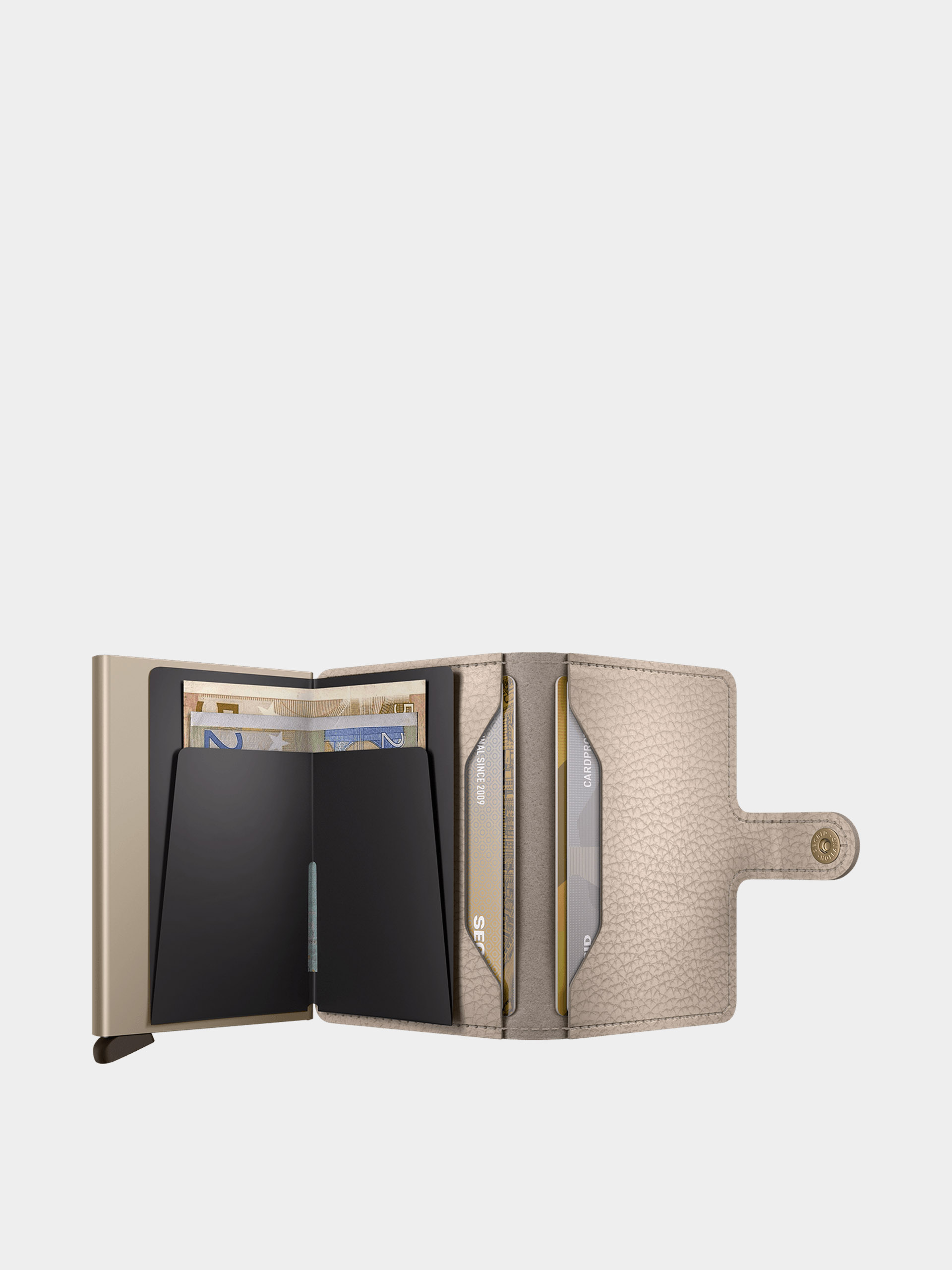 Portofel Secrid Miniwallet (pebble latte)