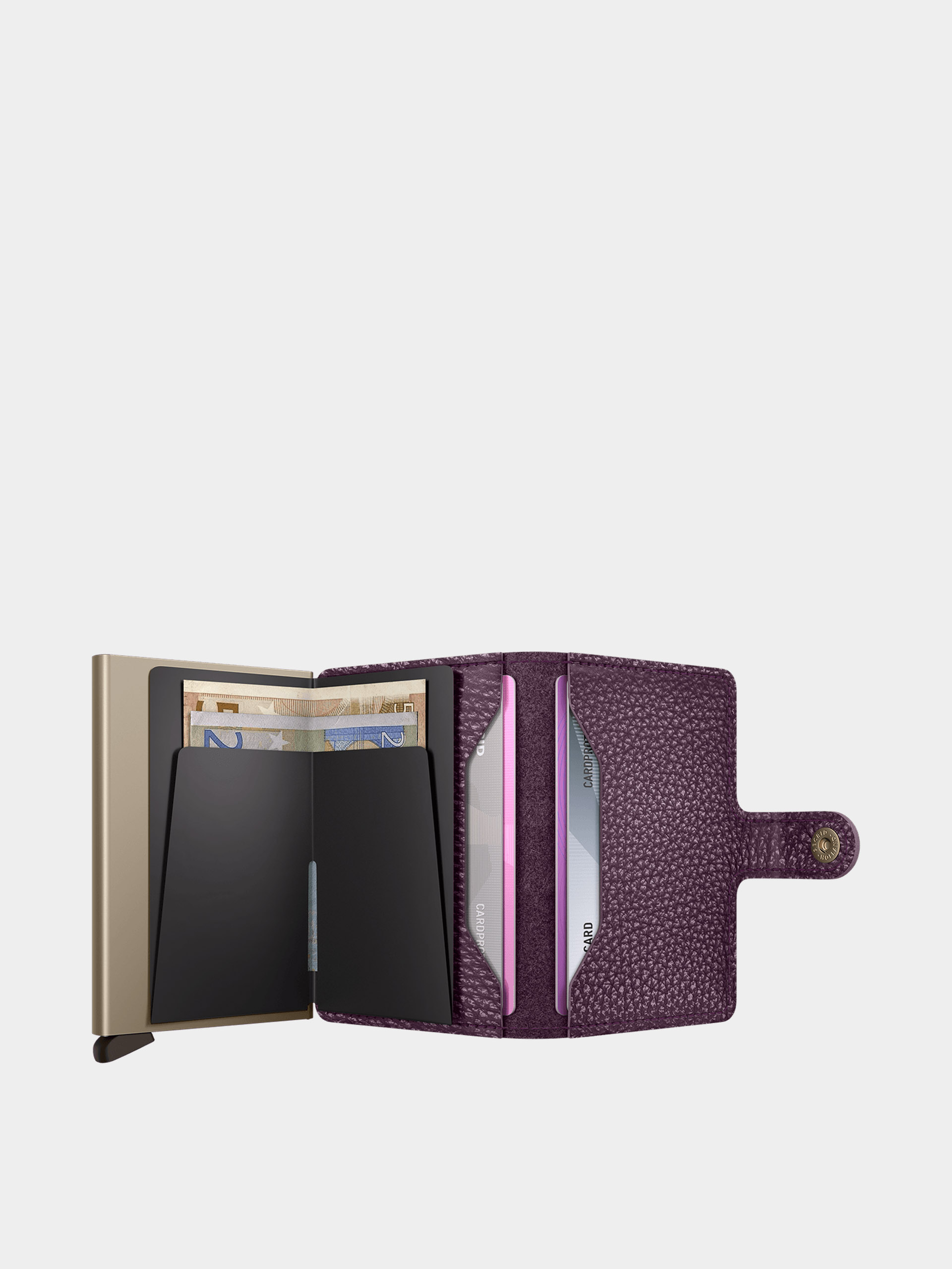 Portofel Secrid Miniwallet (pebble grape)