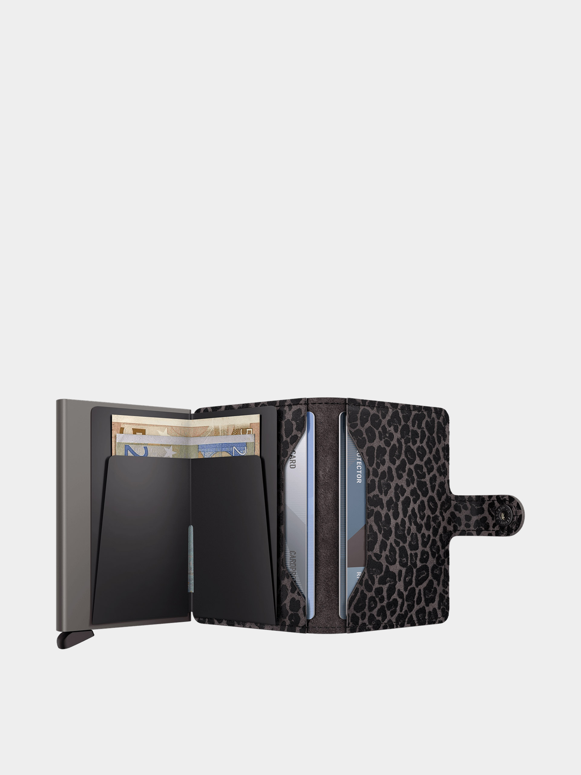 Portofel Secrid Miniwallet (leo grey)