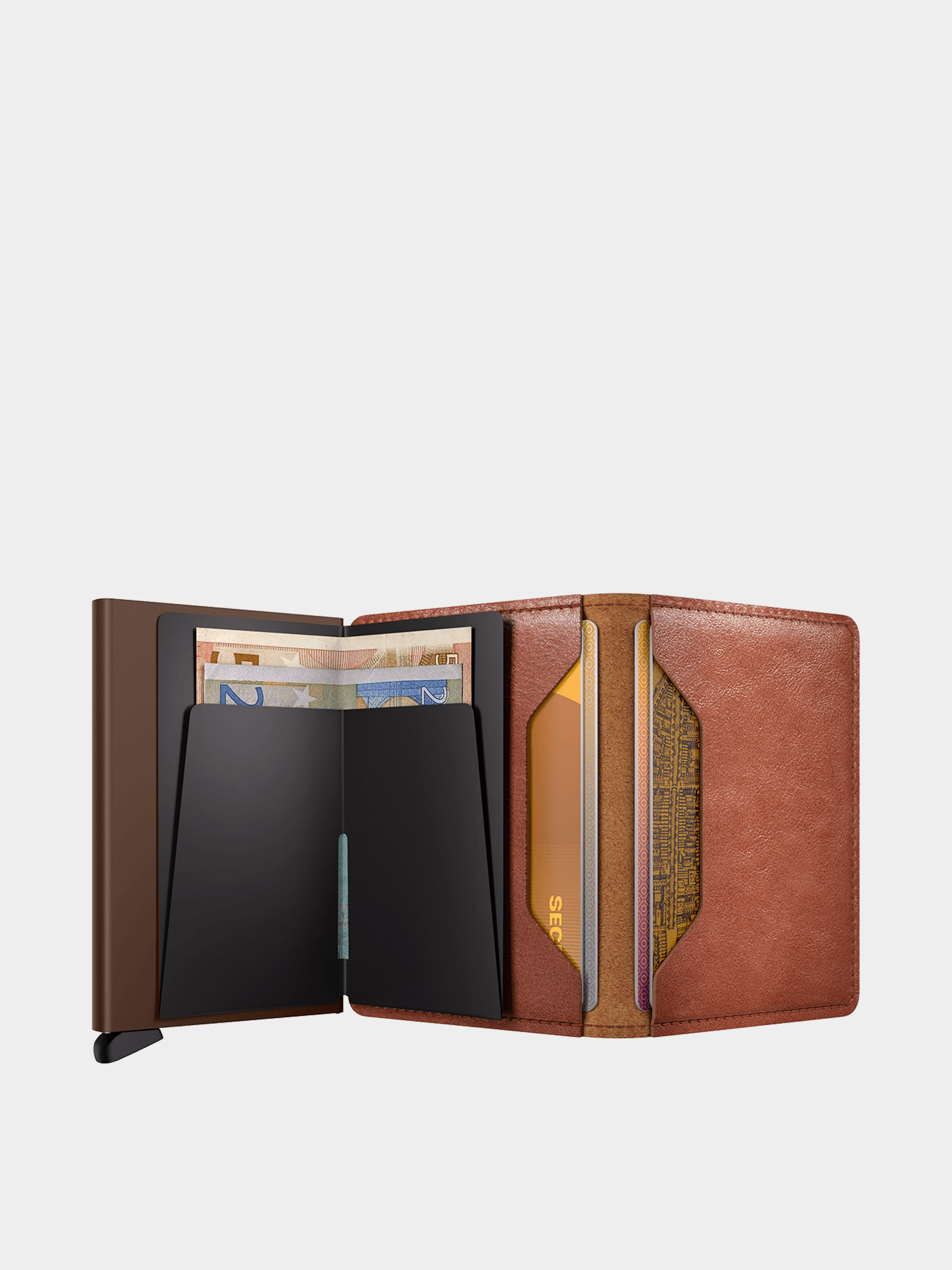 Portofel Secrid Slimwallet (vintage cognac/brown)