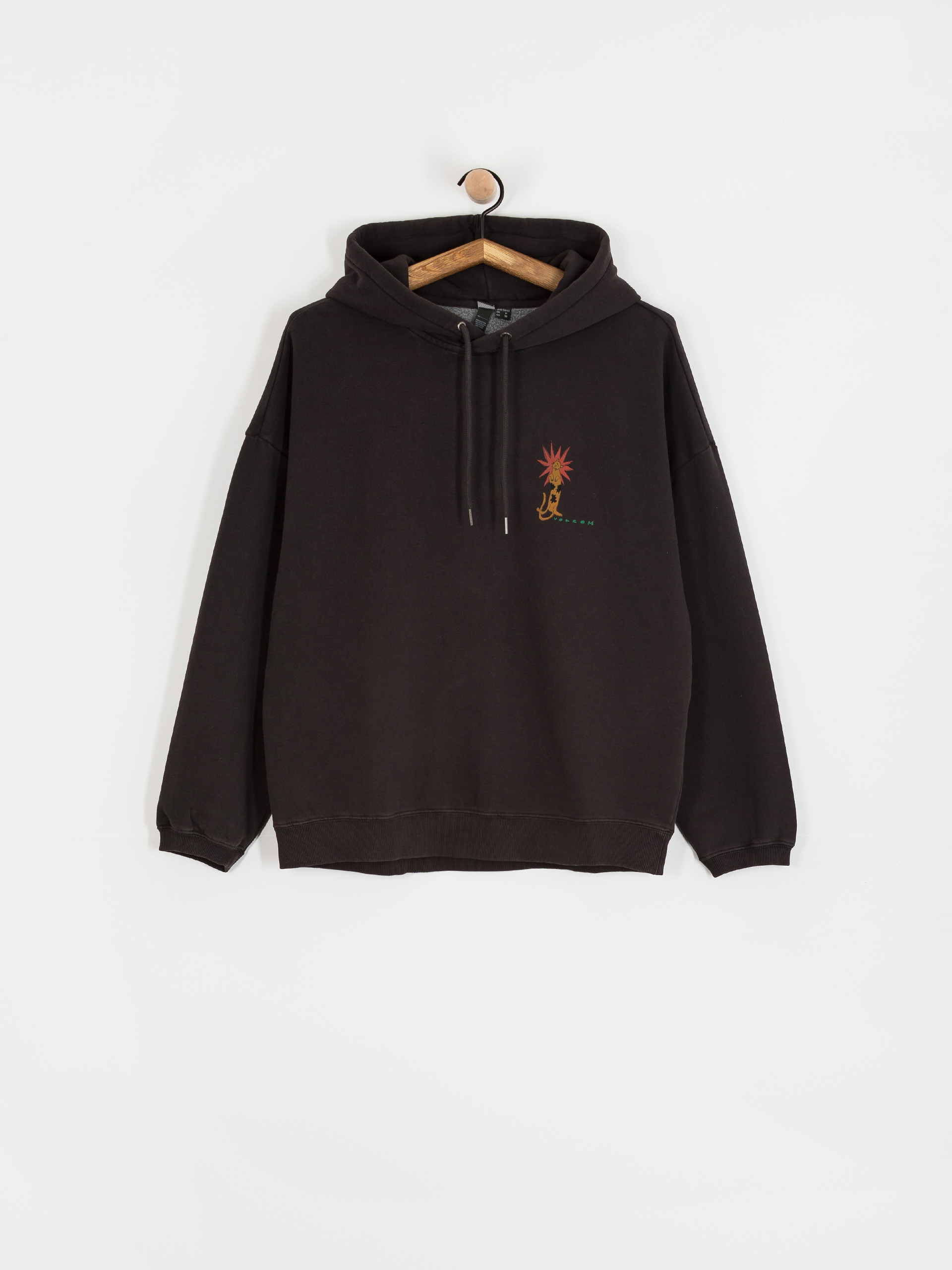 Hanorac cu glugă Volcom Radical Daze HD Wmn (black)